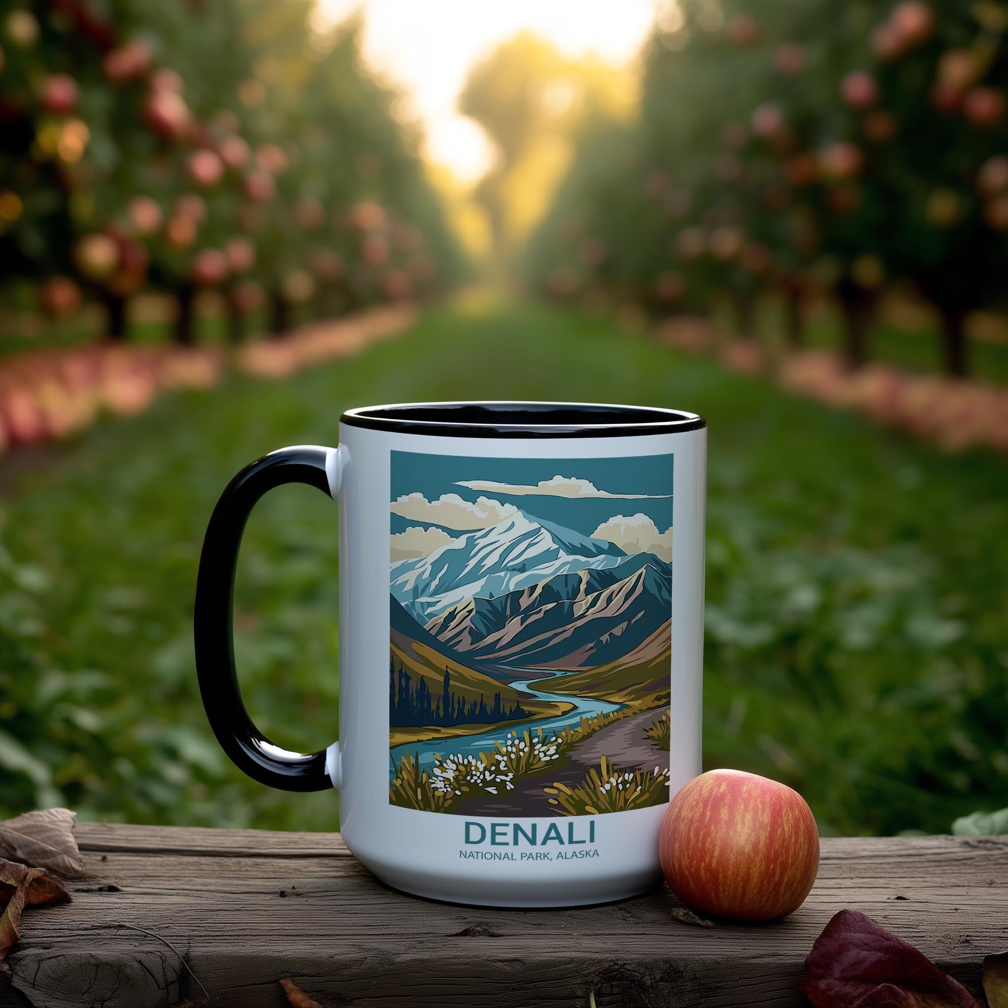 Denali - Alaska - US National Park Tourism Mug