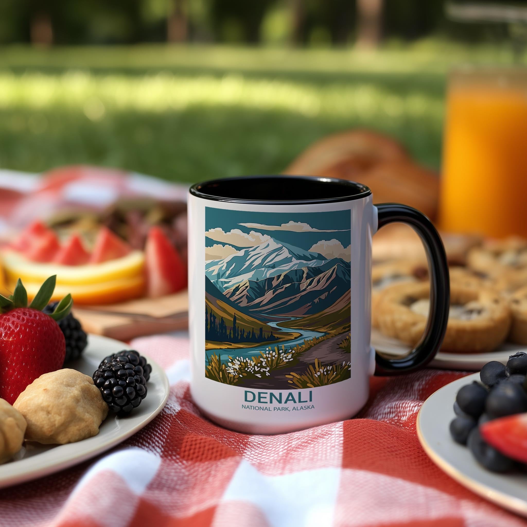 Denali - Alaska - US National Park Tourism Mug