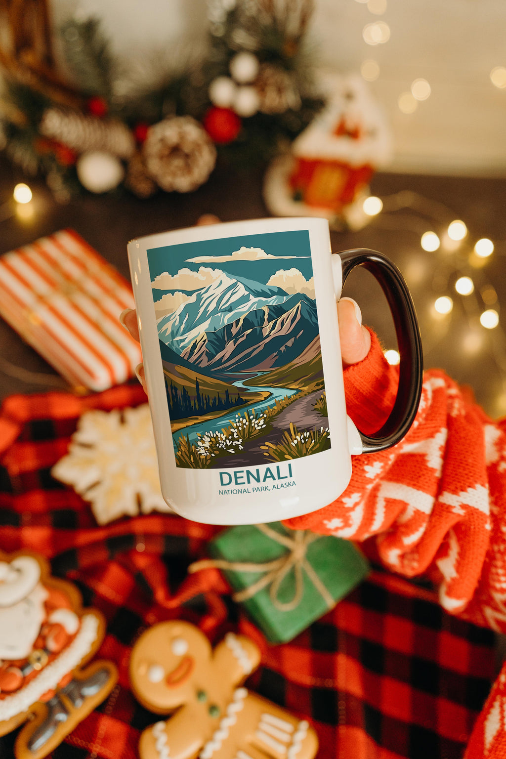 Denali - Alaska - US National Park Tourism Mug