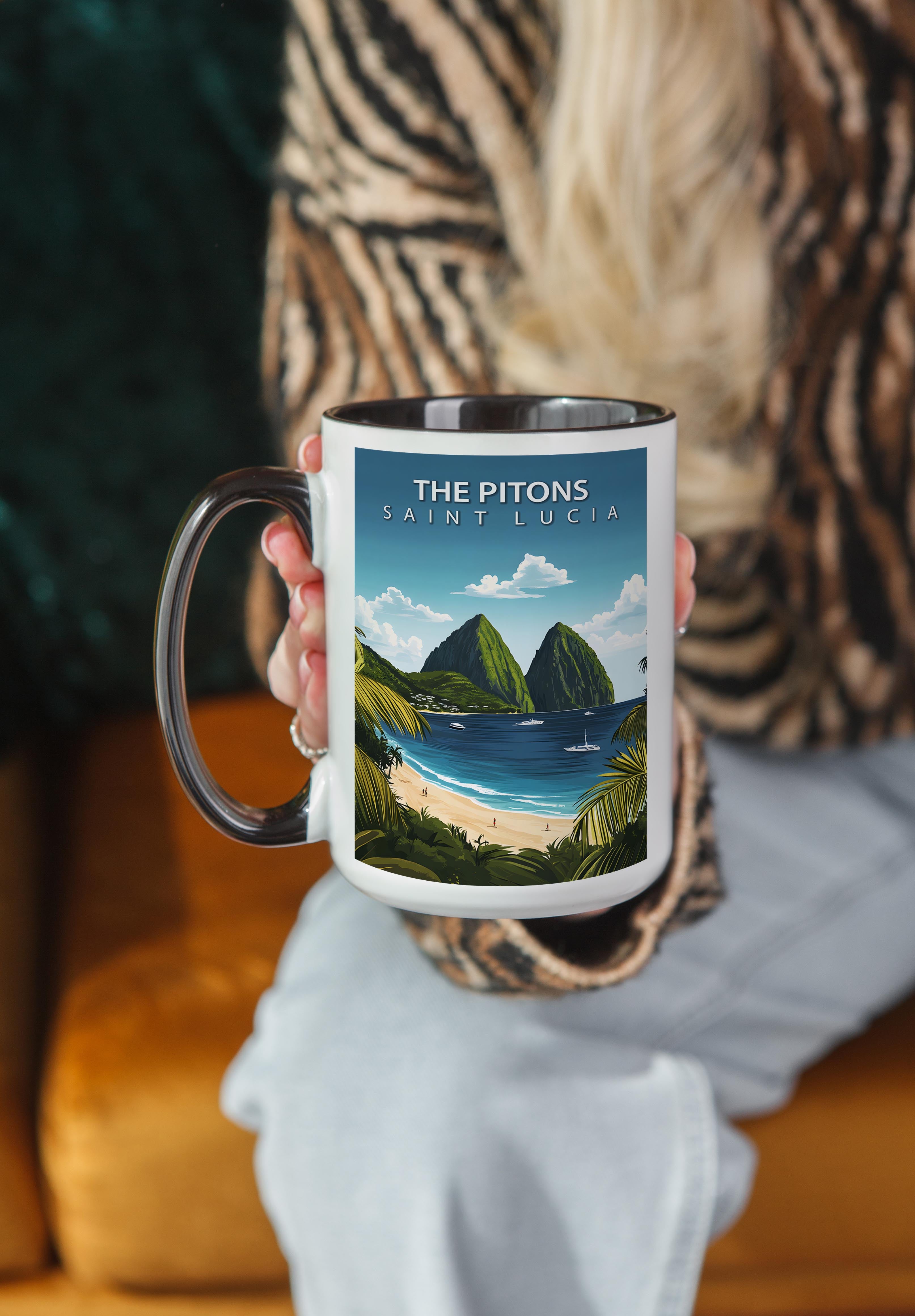 The Pitons - Saint Lucia - Global Treasures Mug