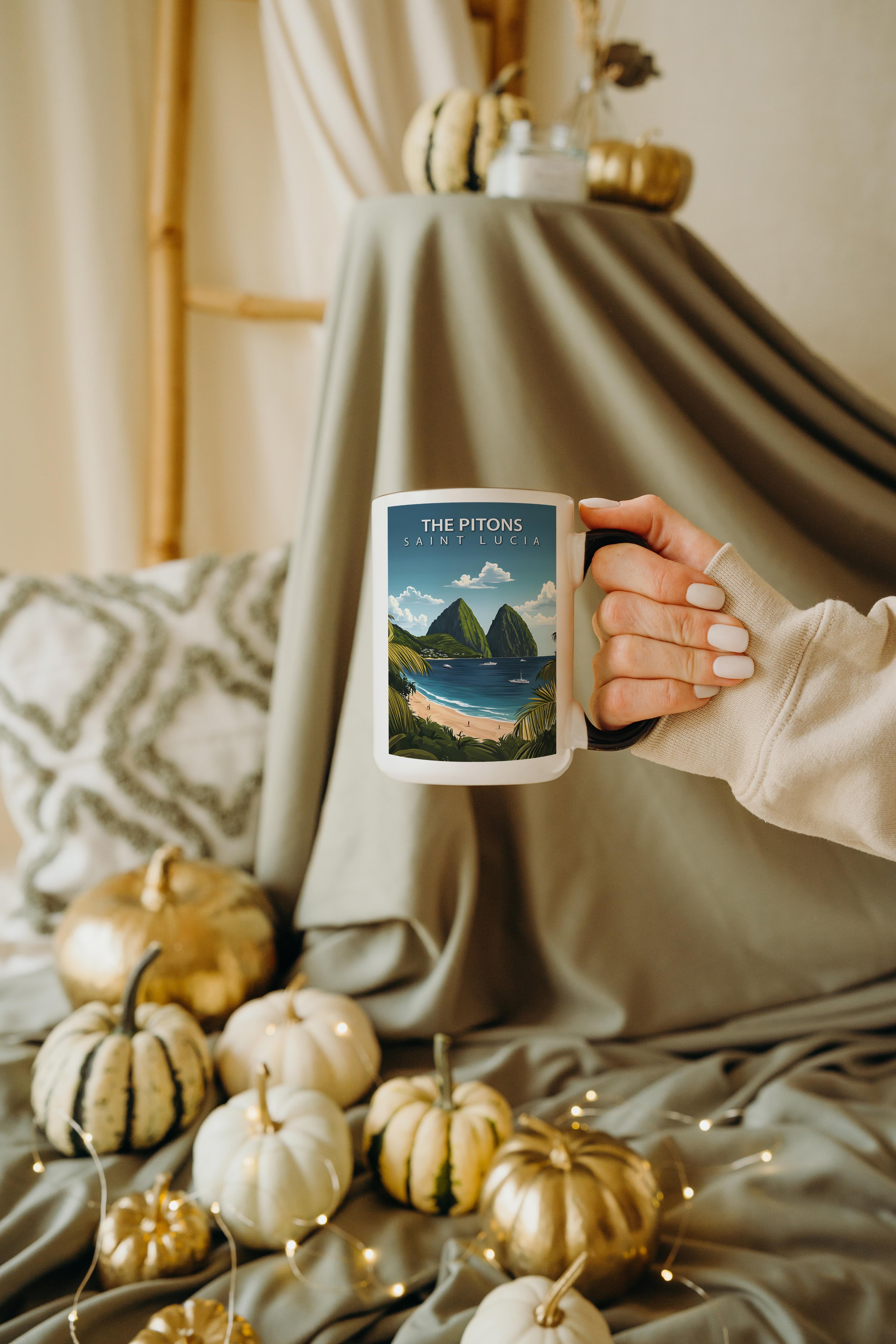 The Pitons - Saint Lucia - Global Treasures Mug