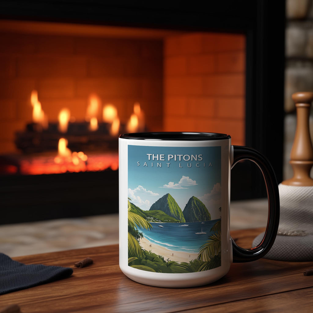 The Pitons - Saint Lucia - Global Treasures Mug