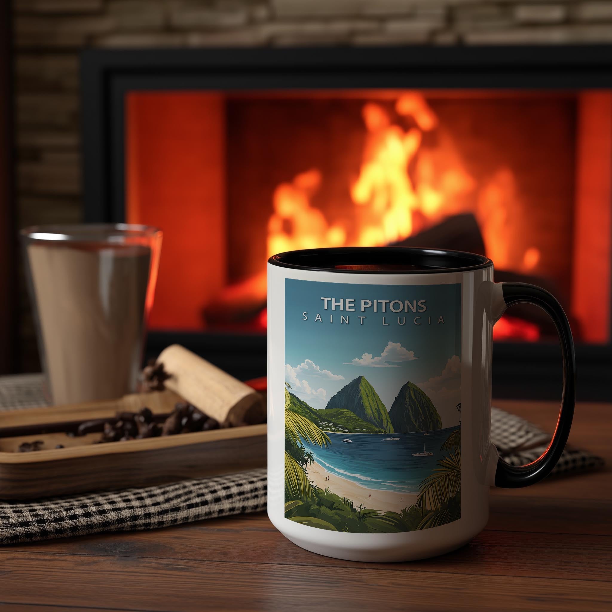 The Pitons - Saint Lucia - Global Treasures Mug