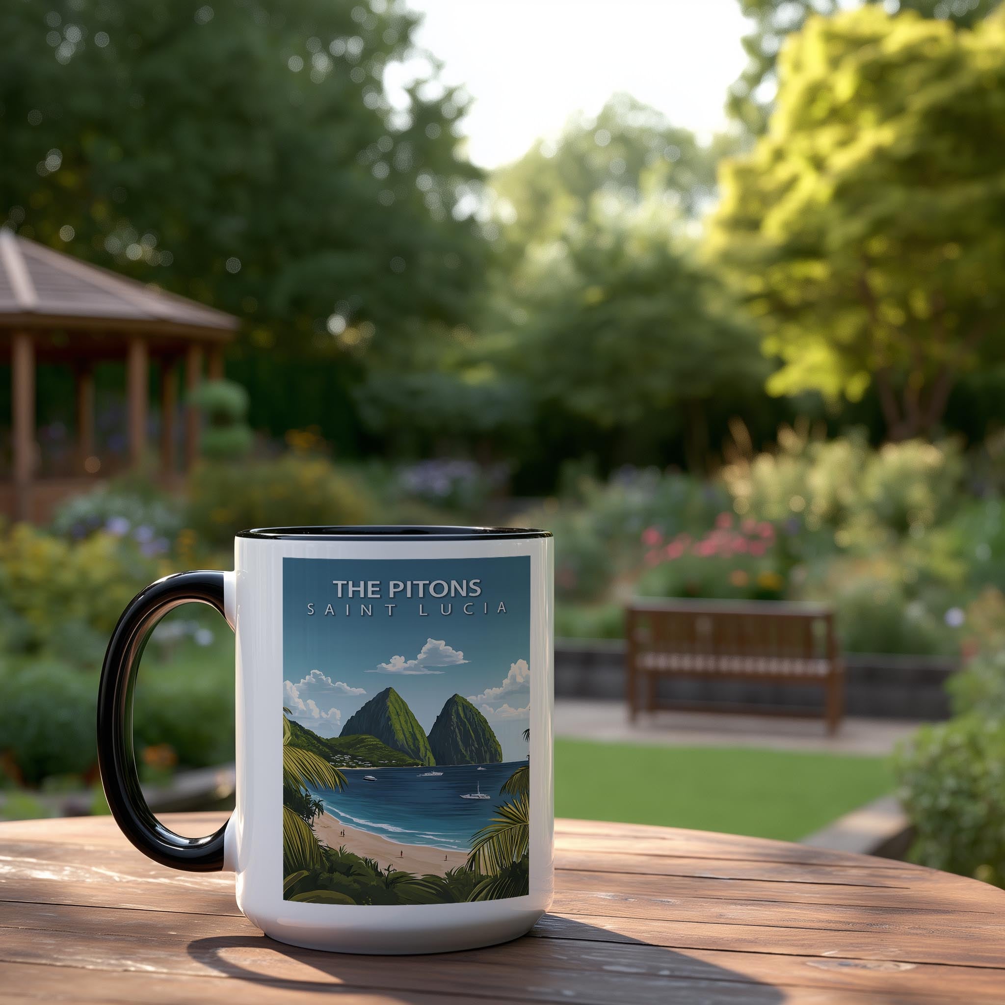 The Pitons - Saint Lucia - Global Treasures Mug