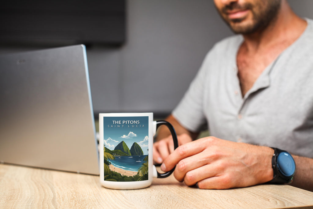 The Pitons - Saint Lucia - Global Treasures Mug