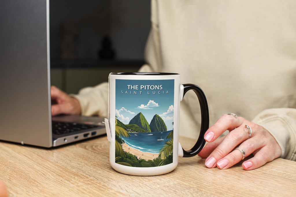 The Pitons - Saint Lucia - Global Treasures Mug