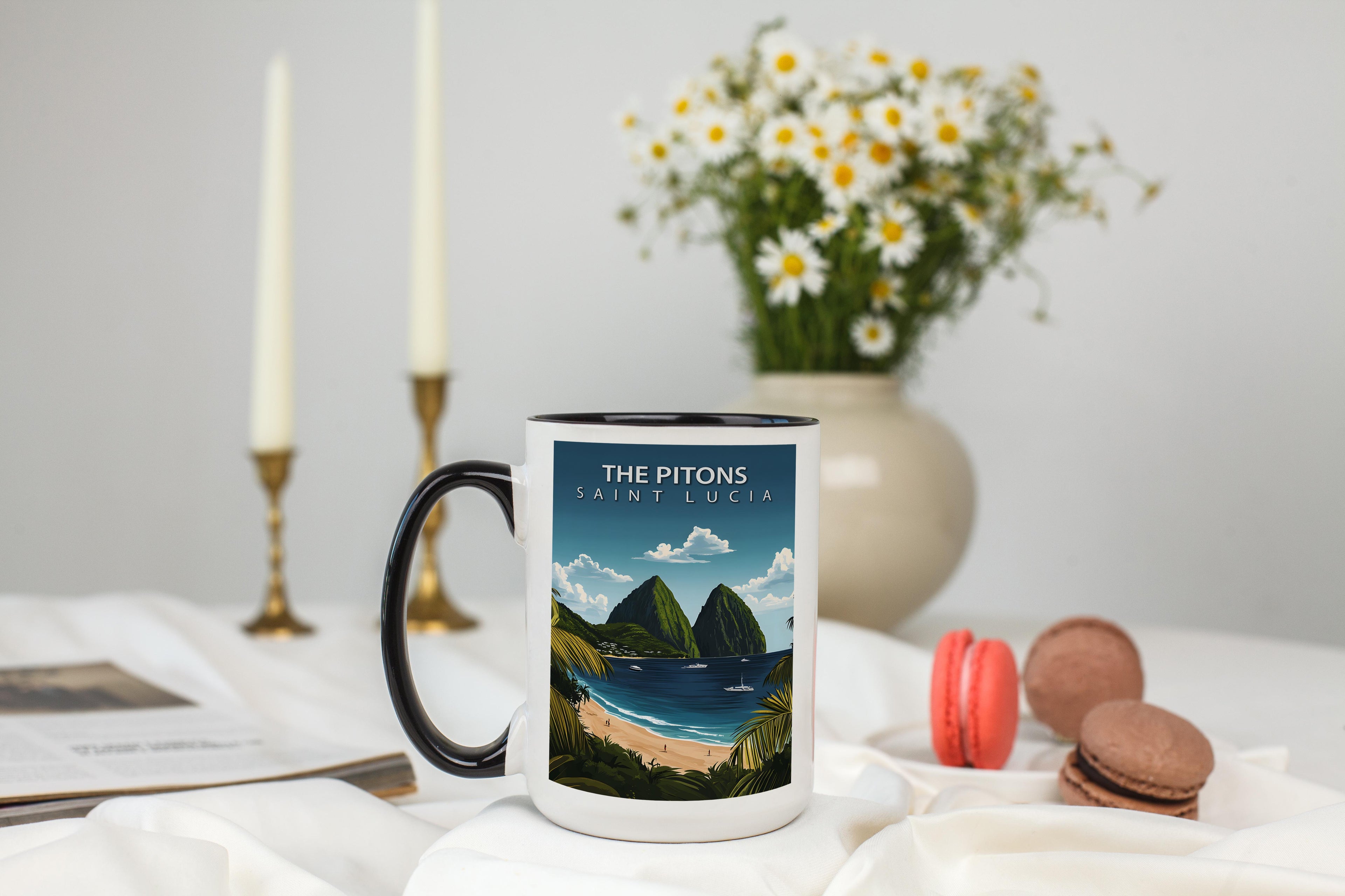 The Pitons - Saint Lucia - Global Treasures Mug
