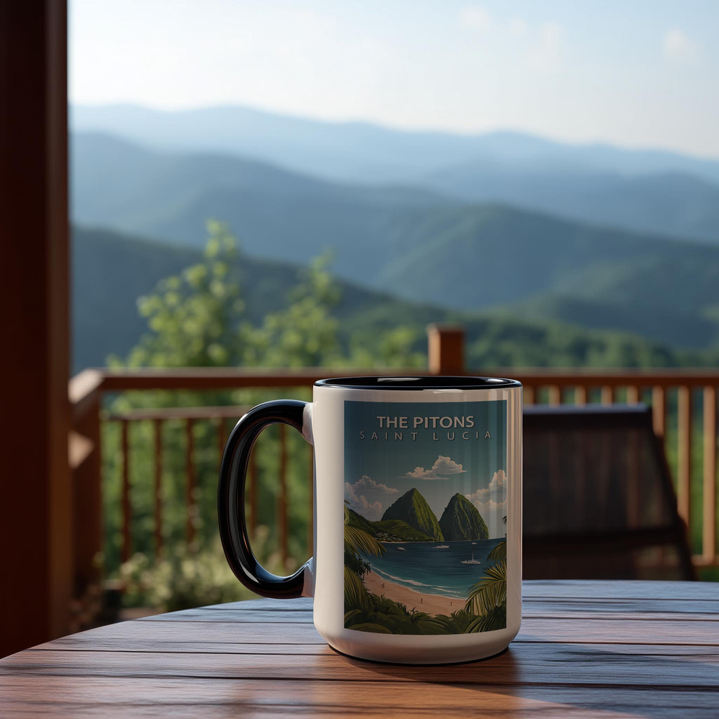 The Pitons - Saint Lucia - Global Treasures Mug