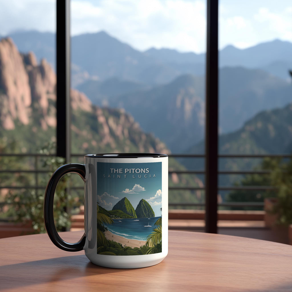 The Pitons - Saint Lucia - Global Treasures Mug