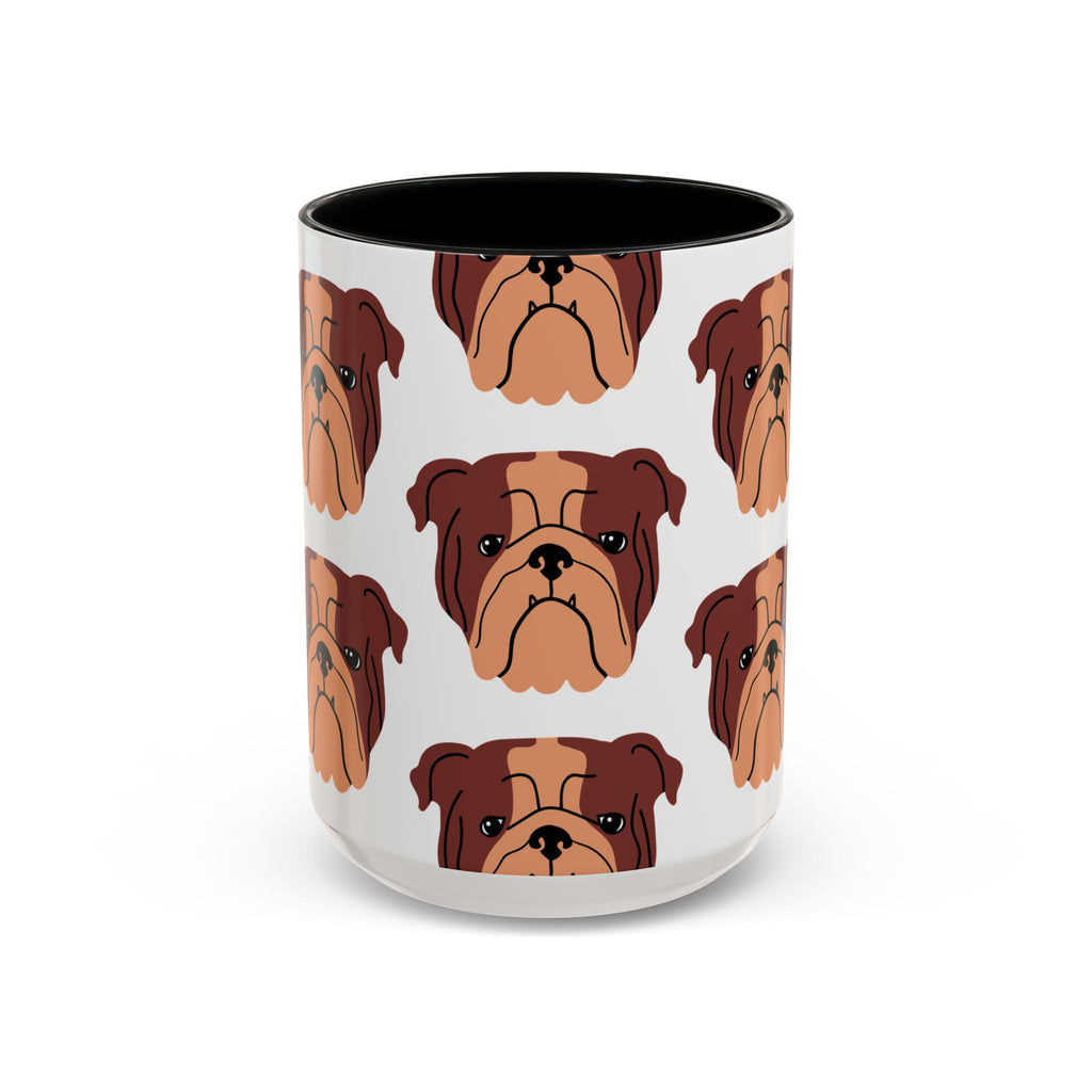 Bulldog Dog Doodle Design 15oz Mug