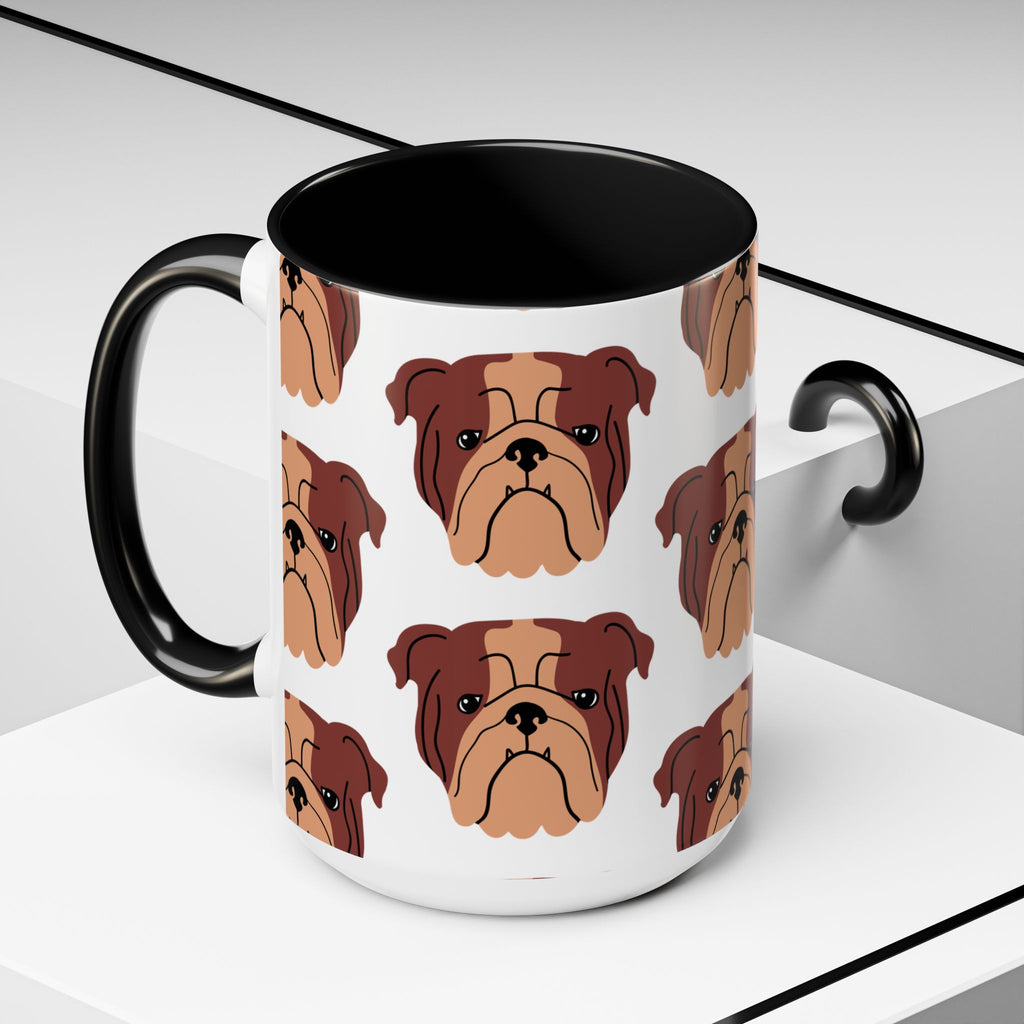 Bulldog Dog Doodle Design 15oz Mug