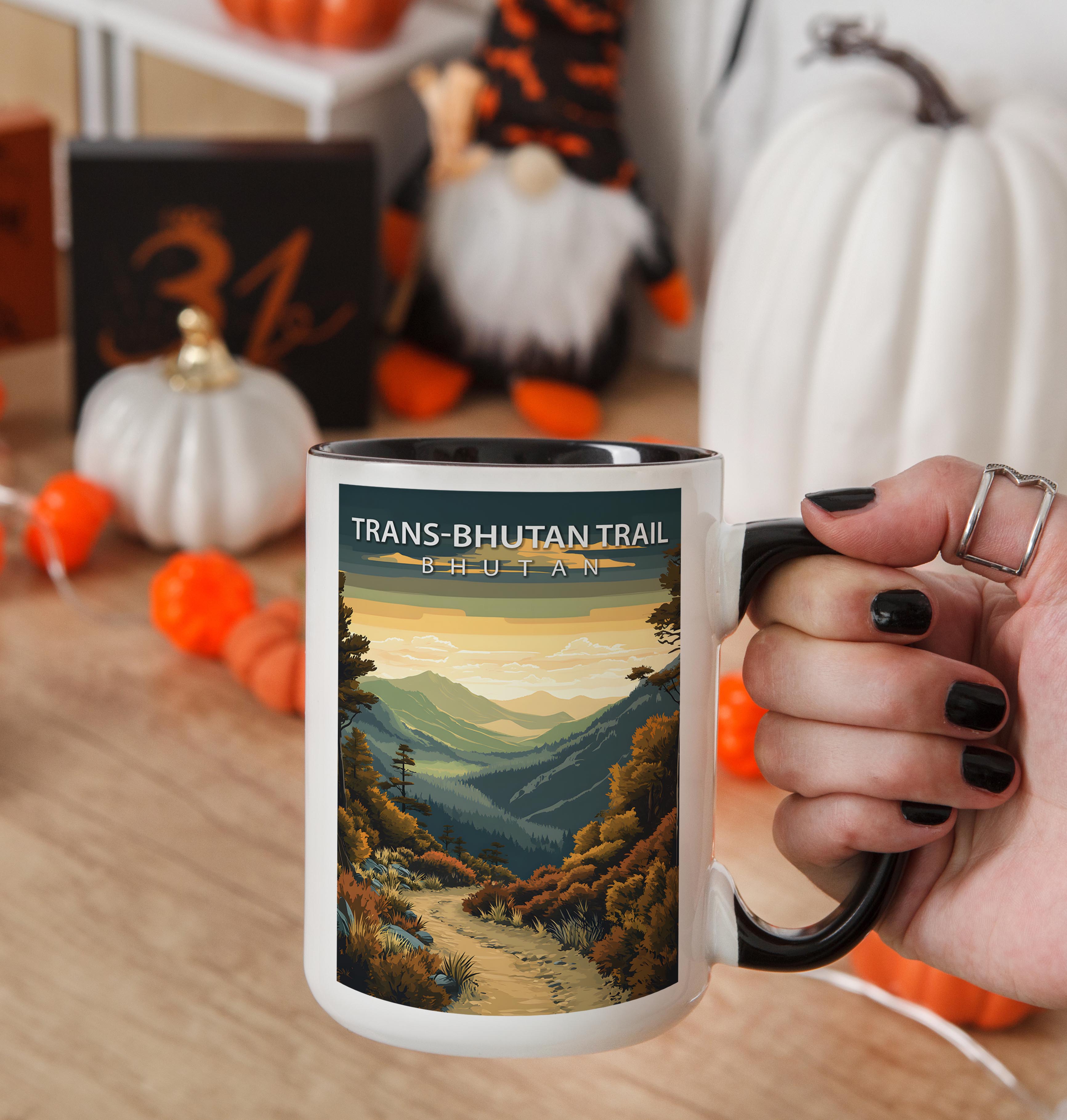 Trans-Bhutan Trail - Bhutan - Global Treasures Mug