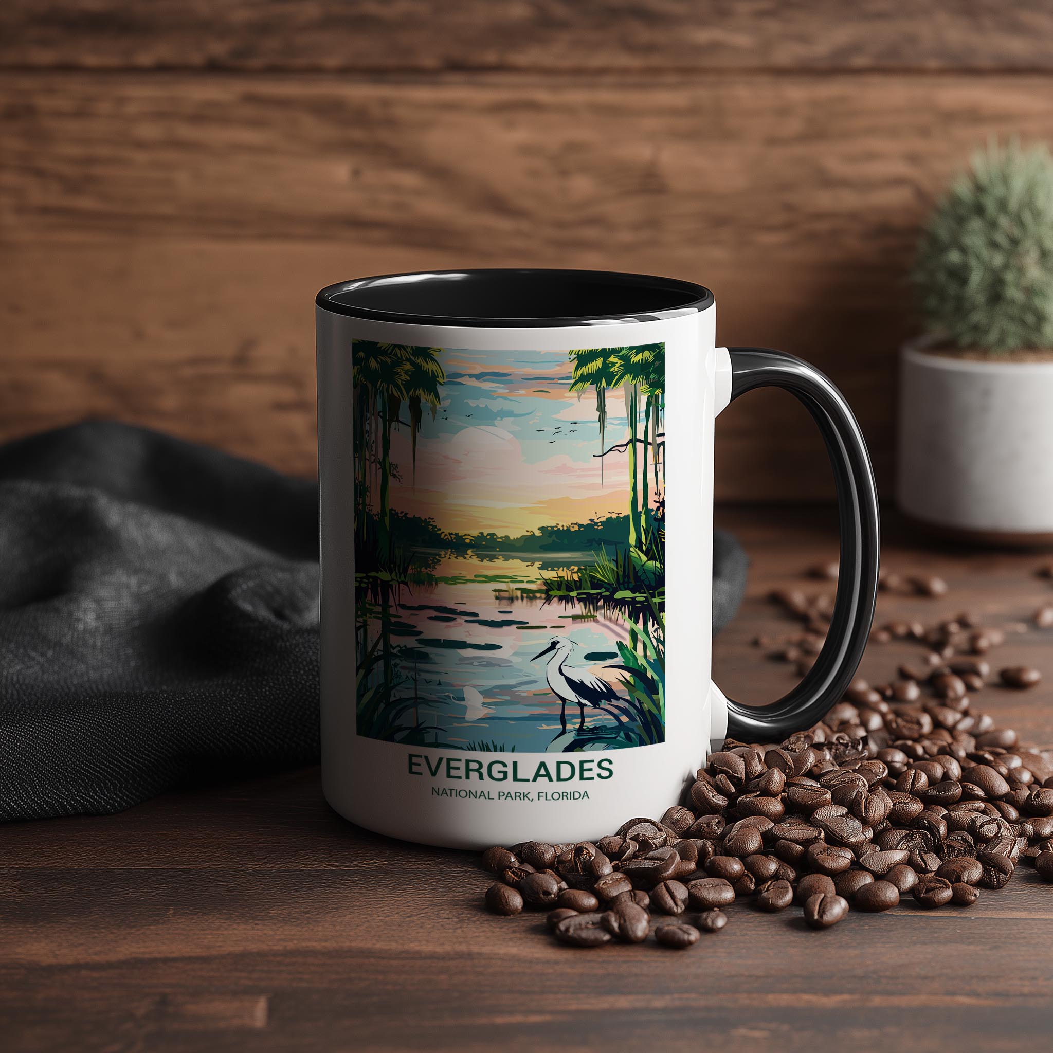Everglades - Florida - US National Park Tourism Mug