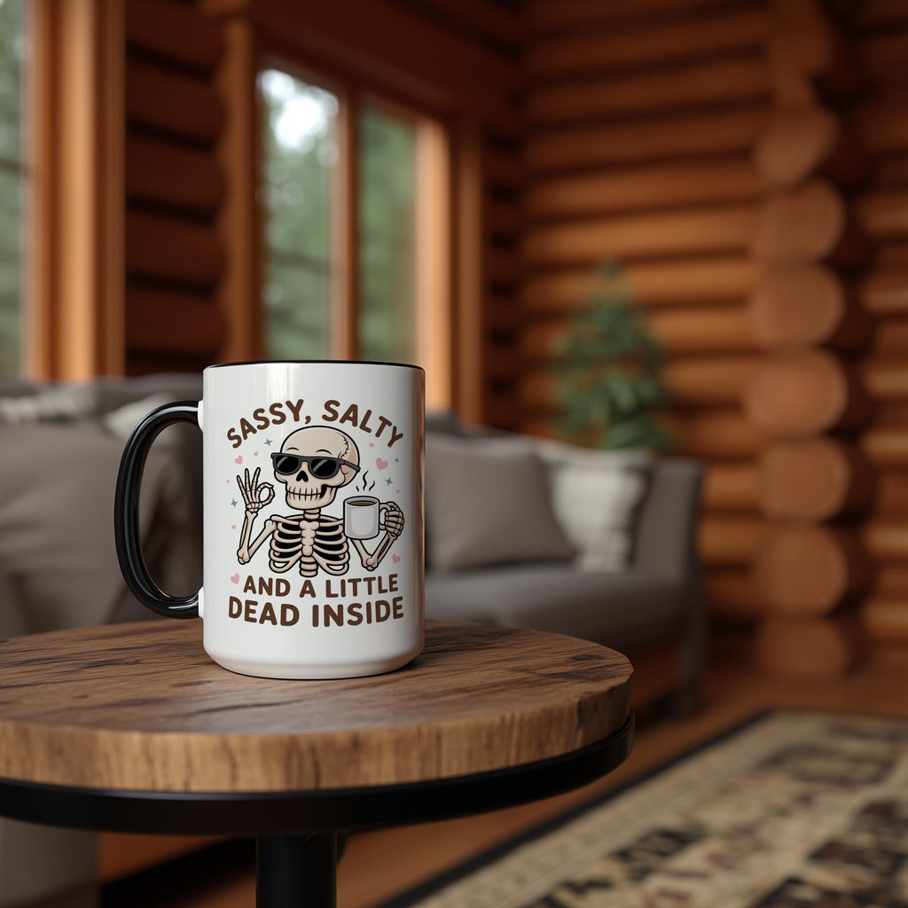 Sassy, Salty and a little Dead Inside - Health and Wellbeing Mug