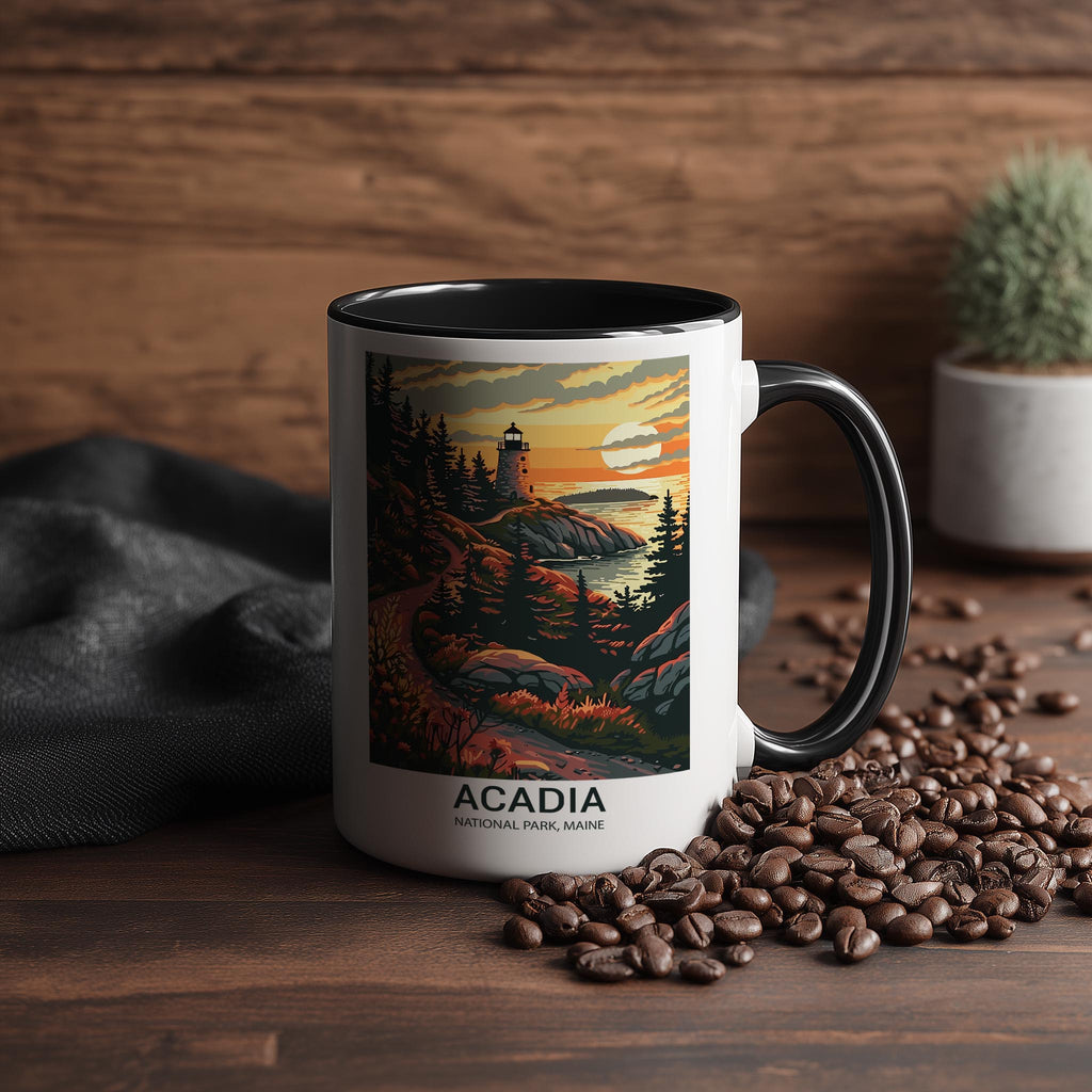 Acadia - Maine - US National Park Tourism Mug