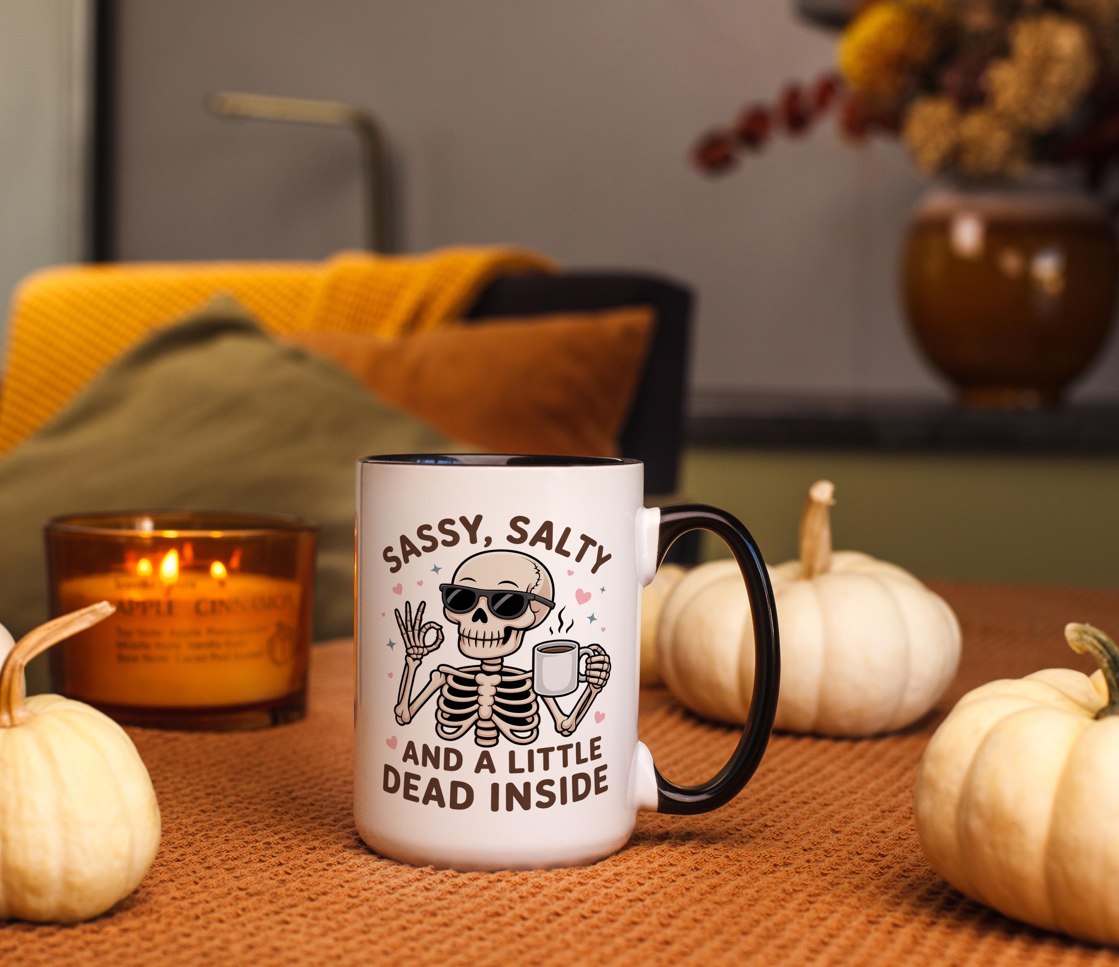 Sassy, Salty and a little Dead Inside - Health and Wellbeing Mug