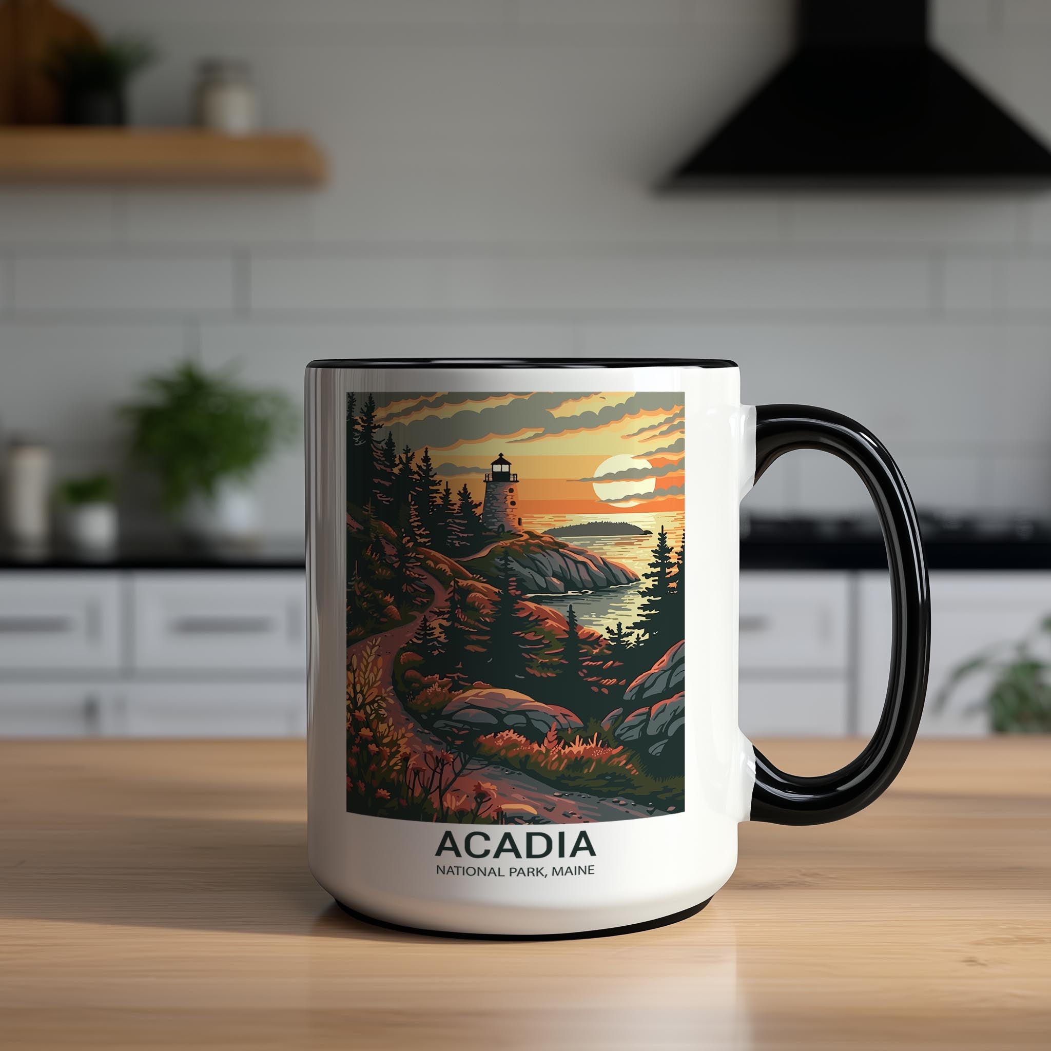 Acadia - Maine - US National Park Tourism Mug