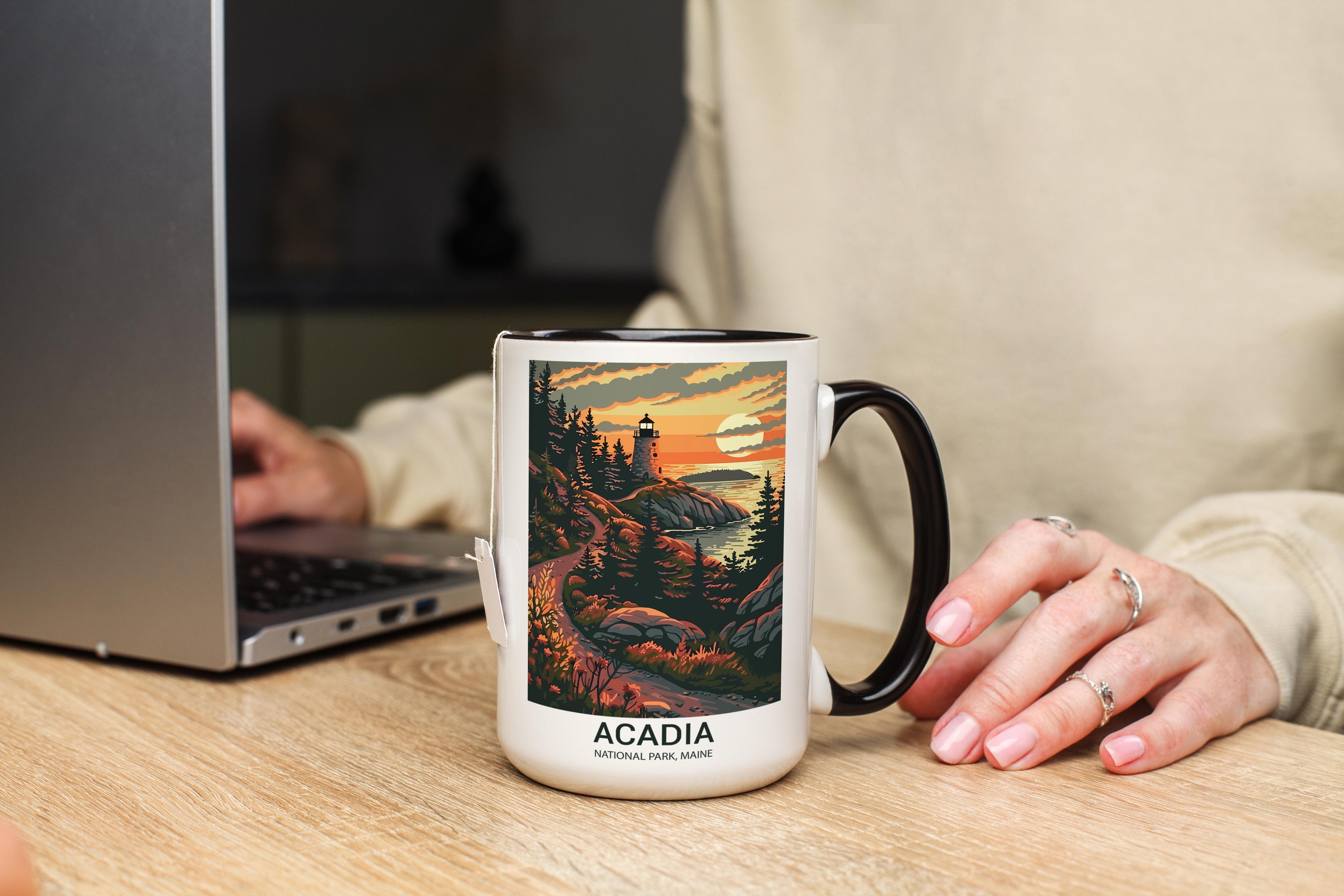 Acadia - Maine - US National Park Tourism Mug