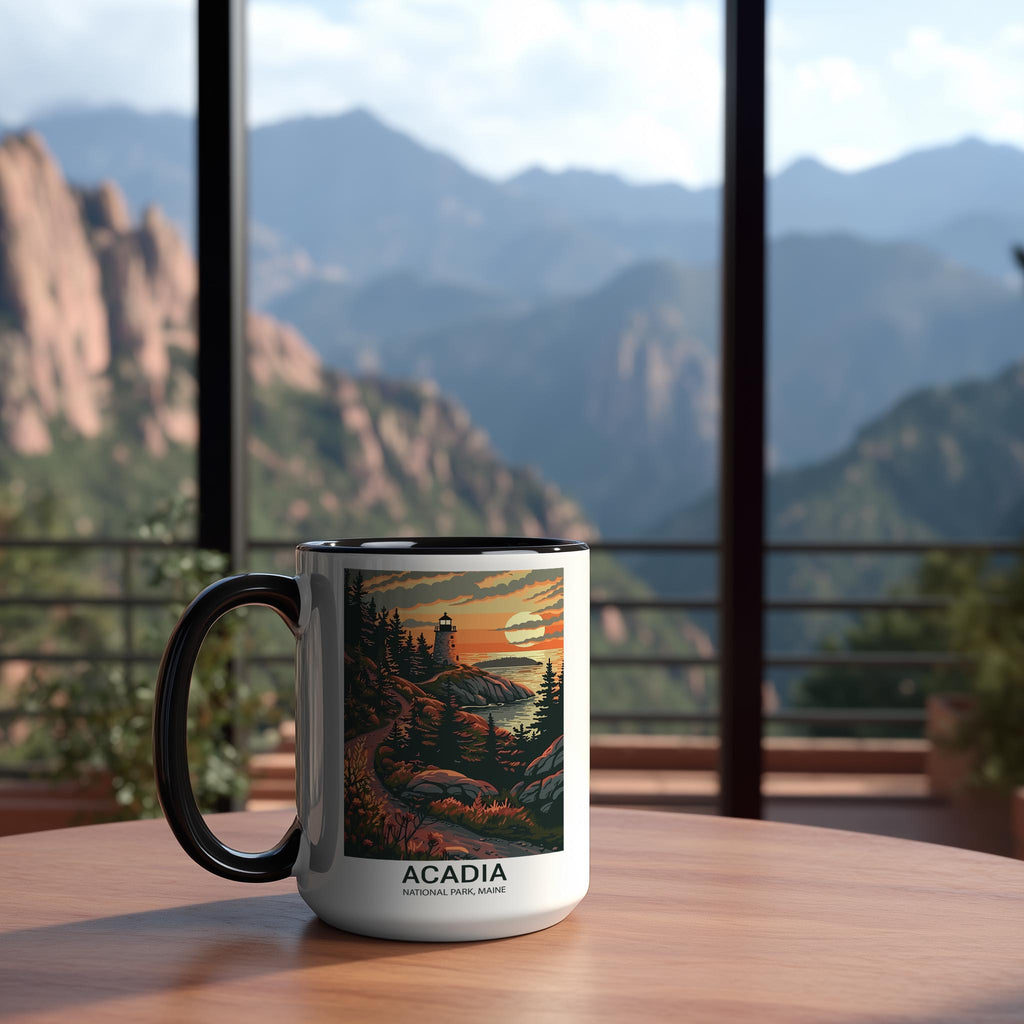 Acadia - Maine - US National Park Tourism Mug