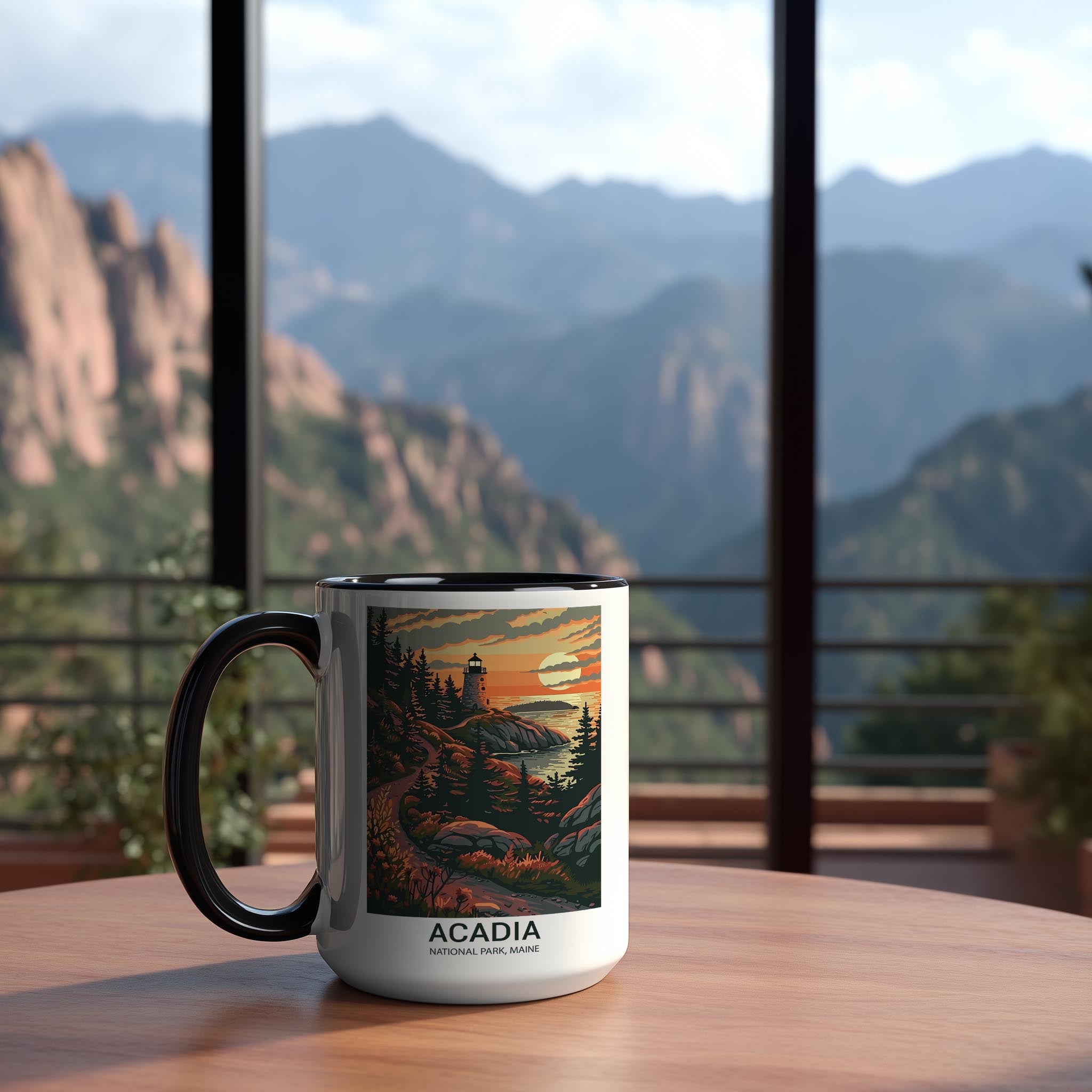 Acadia - Maine - US National Park Tourism Mug