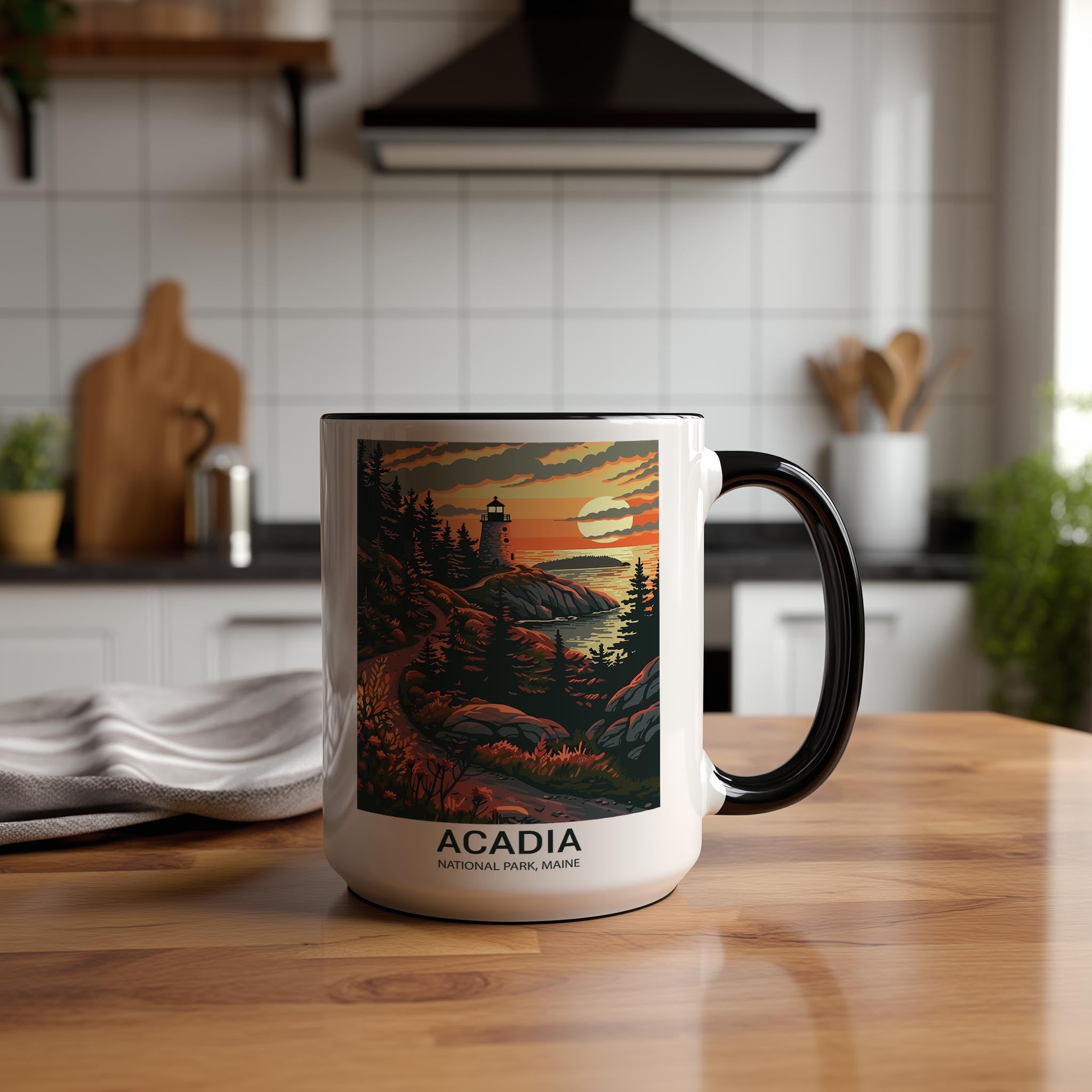 Acadia - Maine - US National Park Tourism Mug
