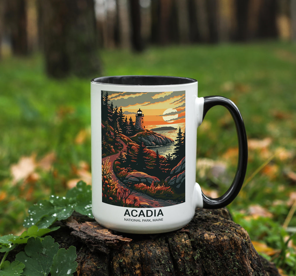Acadia - Maine - US National Park Tourism Mug