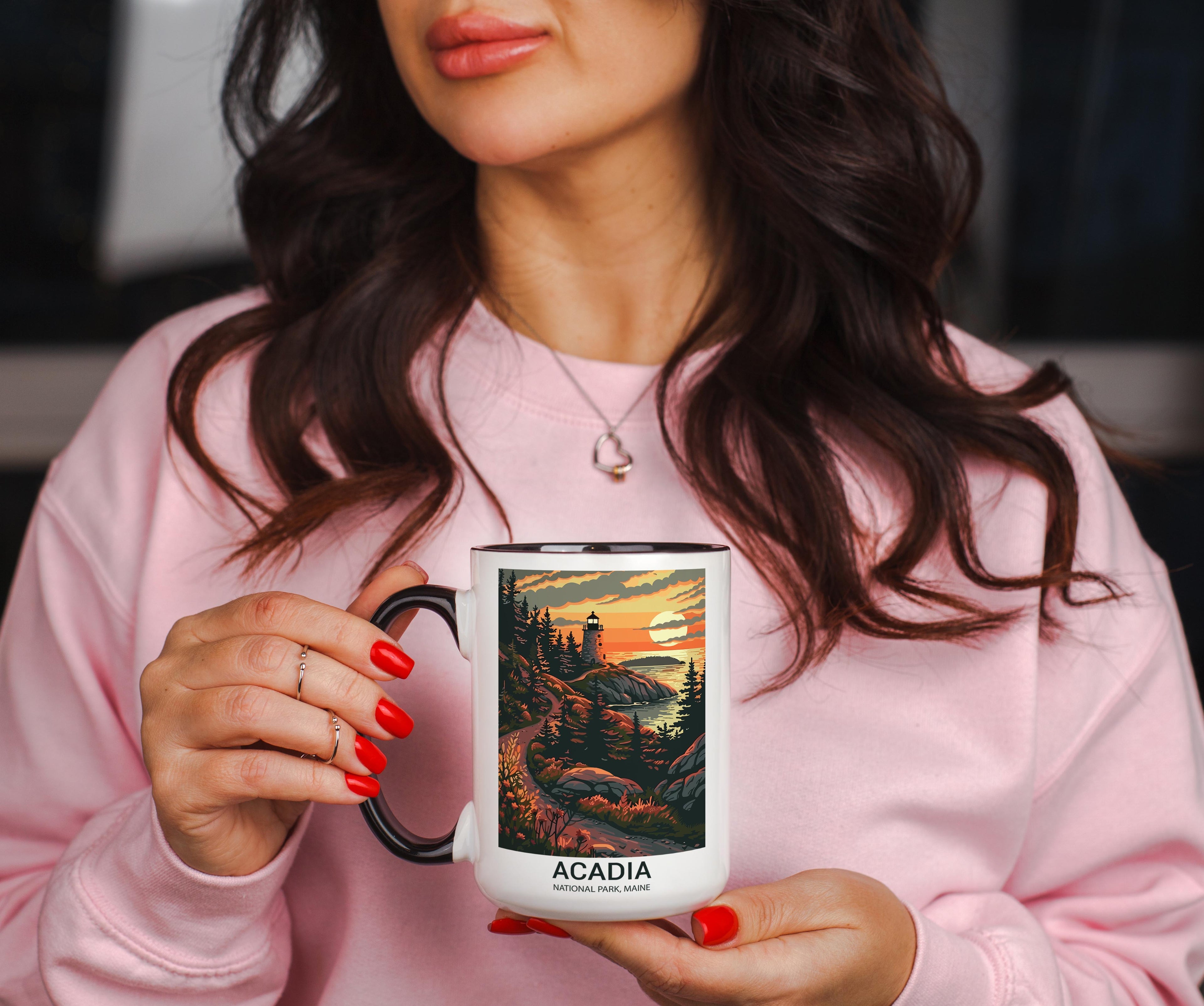 Acadia - Maine - US National Park Tourism Mug