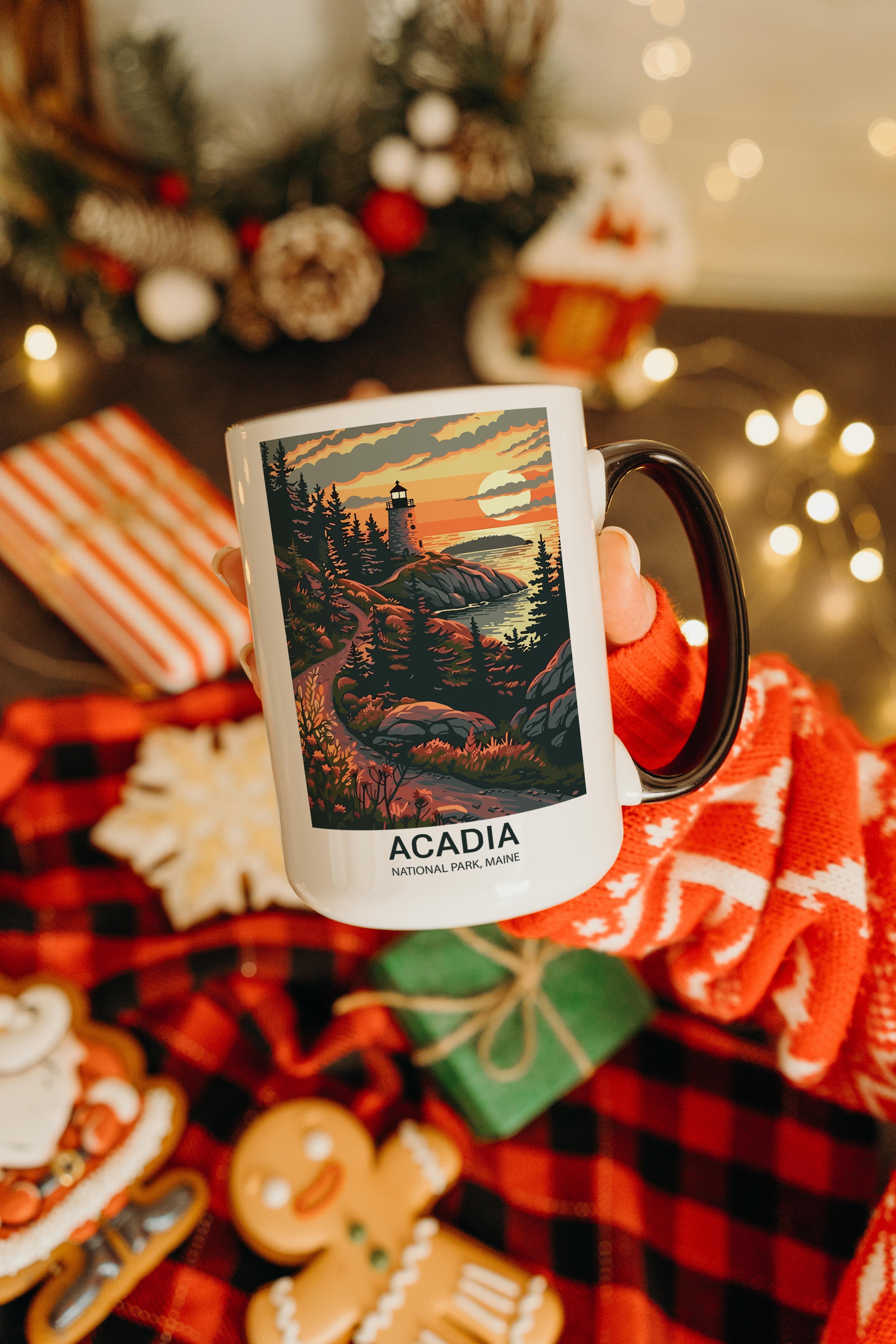 Acadia - Maine - US National Park Tourism Mug