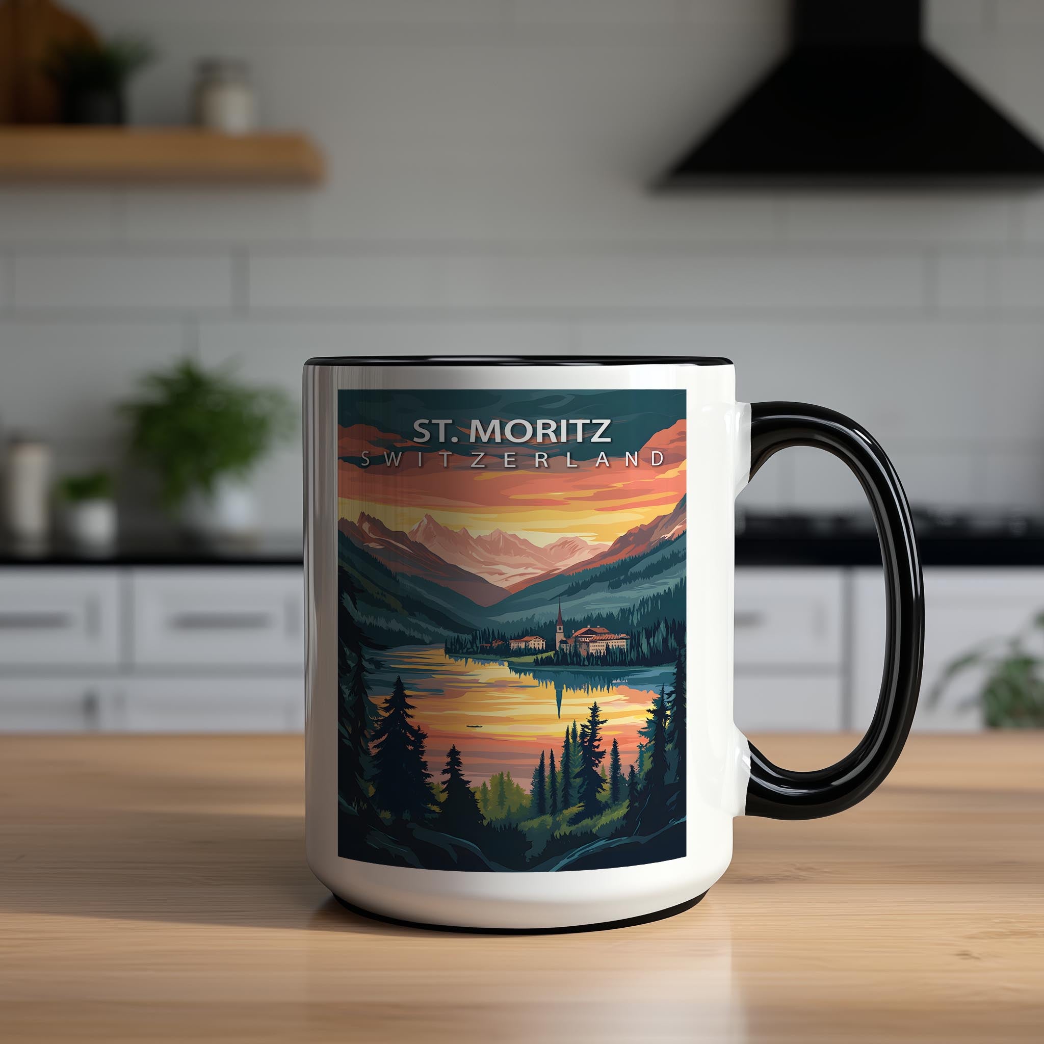 St. Moritz - Switzerland - Global Treasures Mug