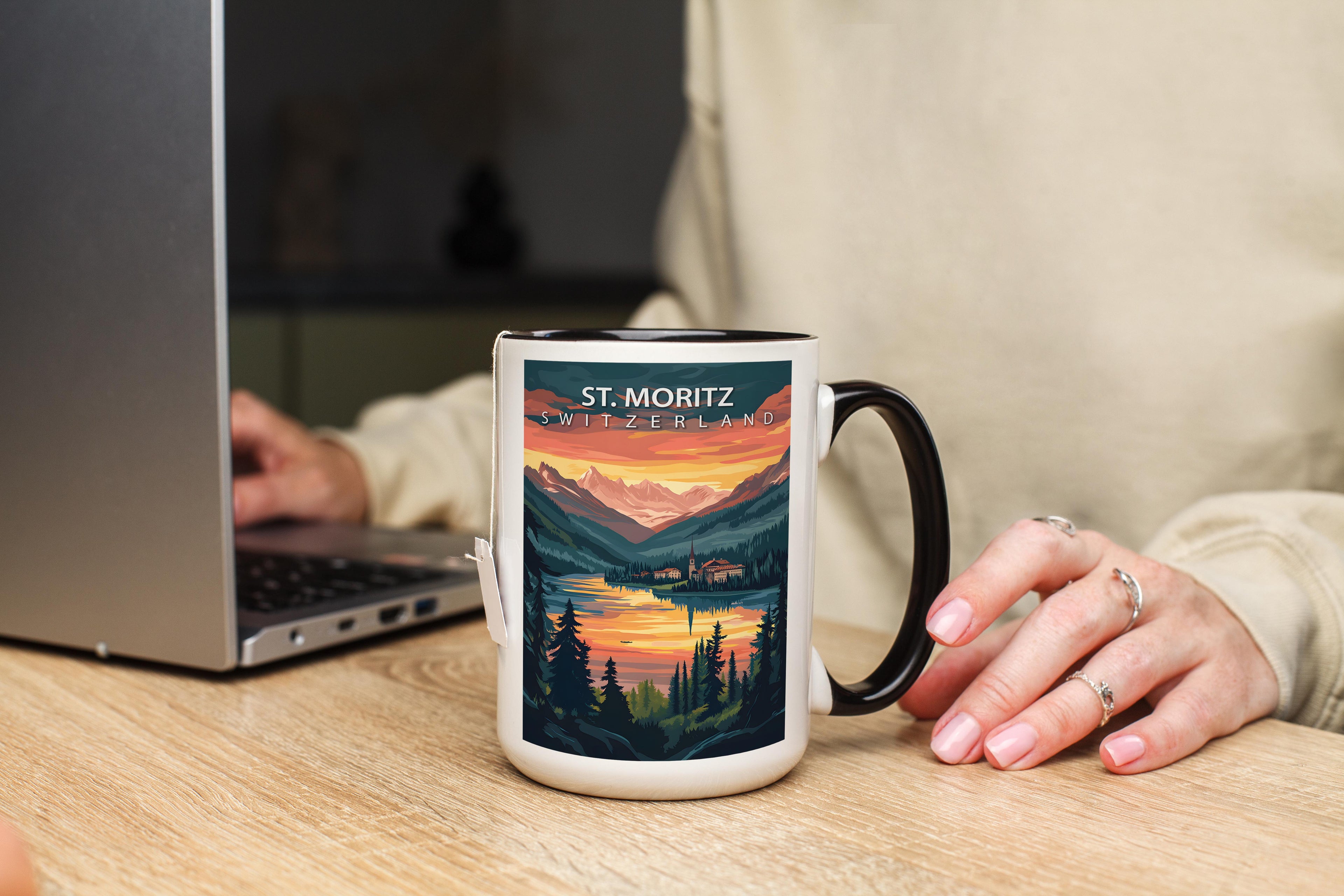St. Moritz - Switzerland - Global Treasures Mug