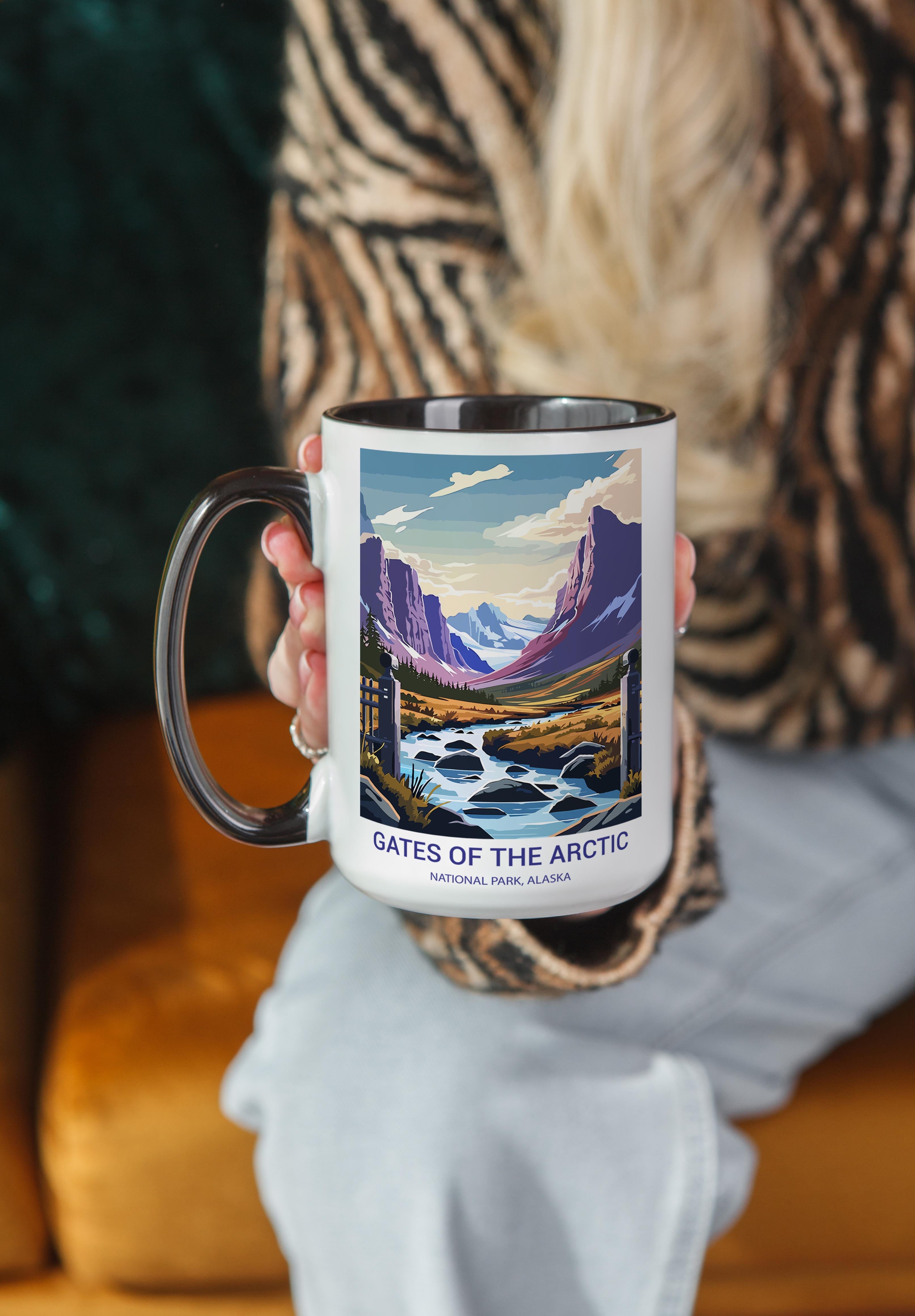 Gates of the Arctic - Alaska - US National Park Tourism Mug