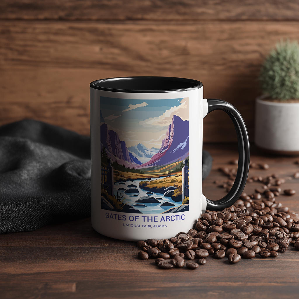 Gates of the Arctic - Alaska - US National Park Tourism Mug