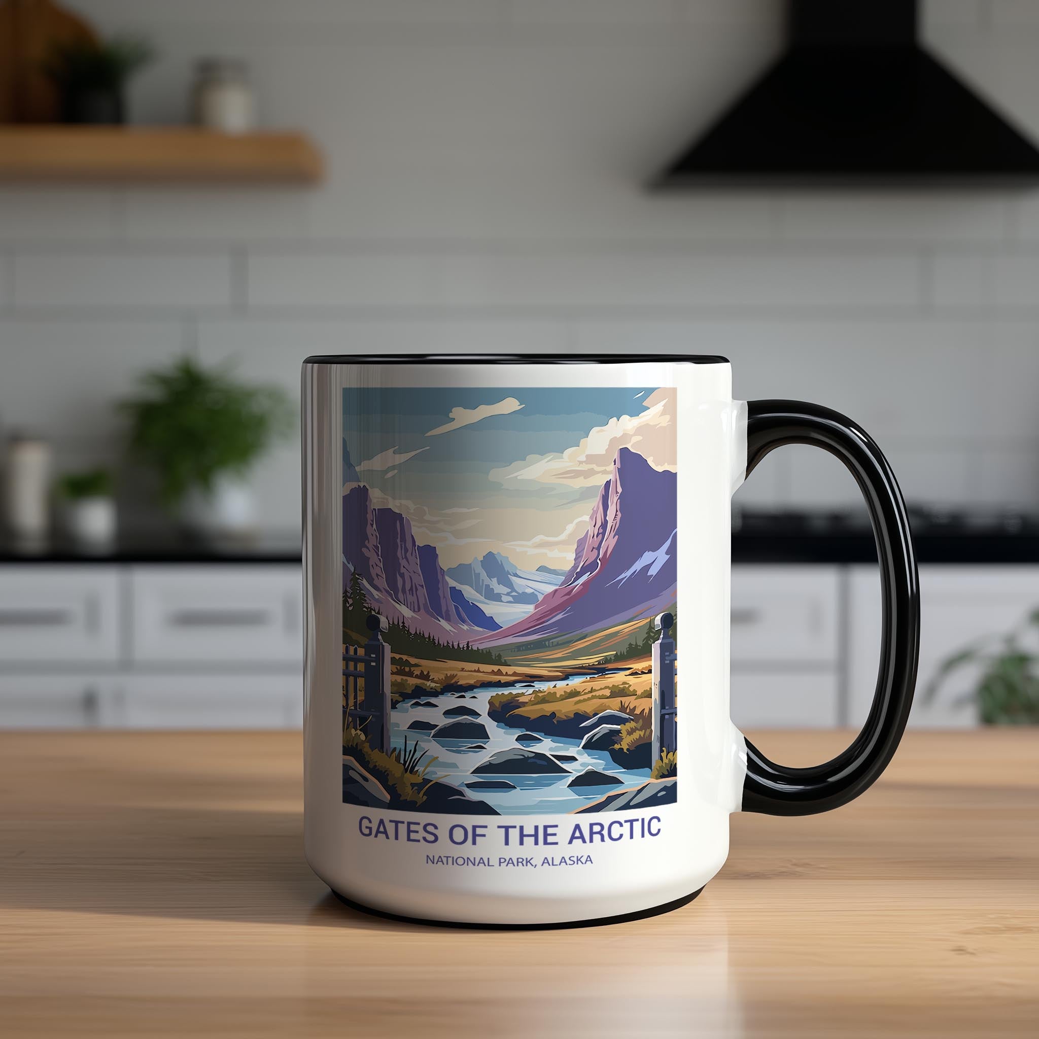 Gates of the Arctic - Alaska - US National Park Tourism Mug