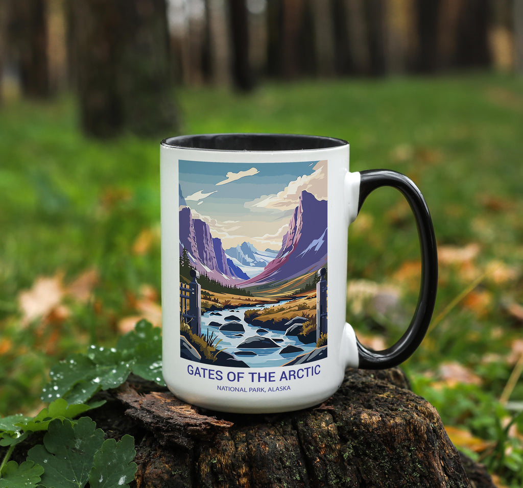 Gates of the Arctic - Alaska - US National Park Tourism Mug