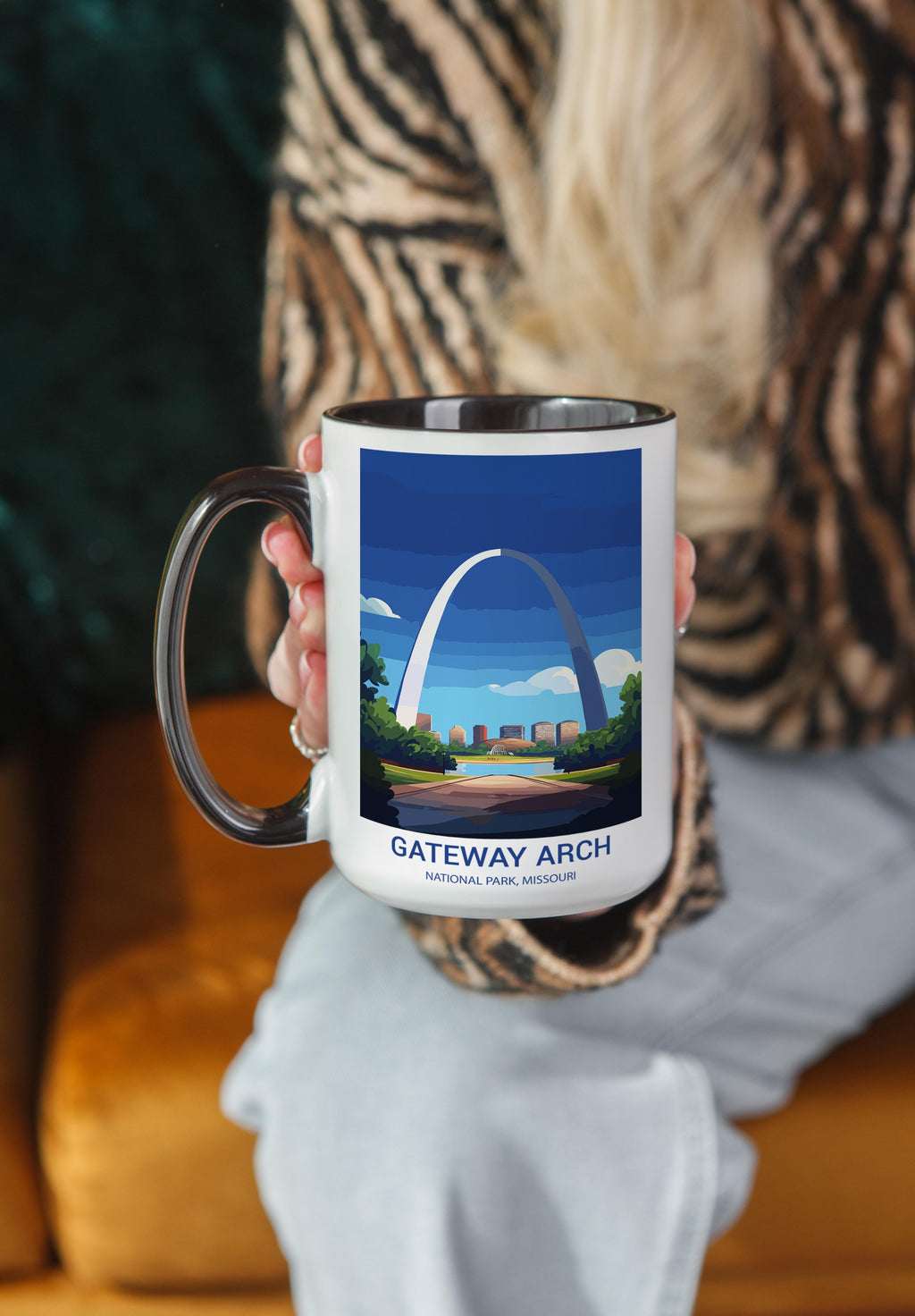 Gateway Arch - Missouri - US National Park Tourism Mug