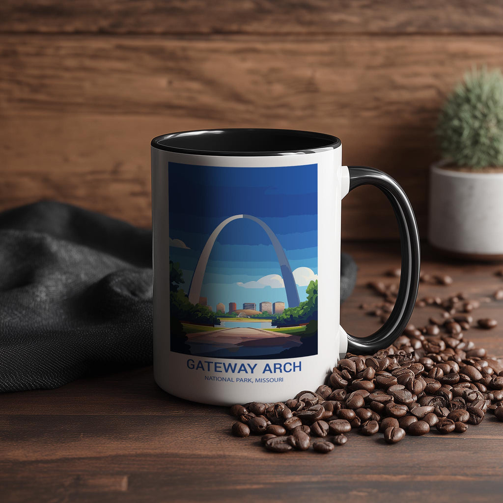 Gateway Arch - Missouri - US National Park Tourism Mug