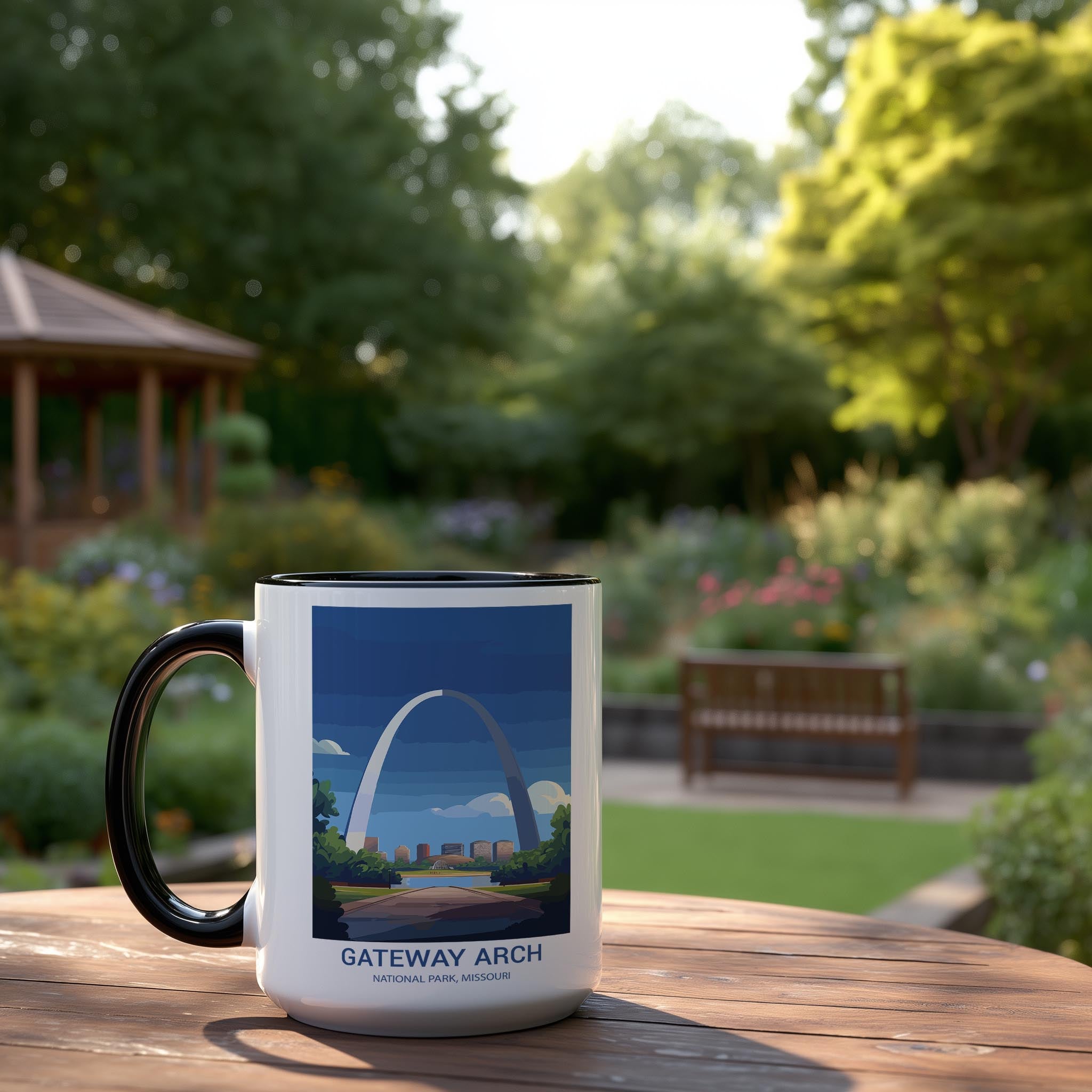 Gateway Arch - Missouri - US National Park Tourism Mug