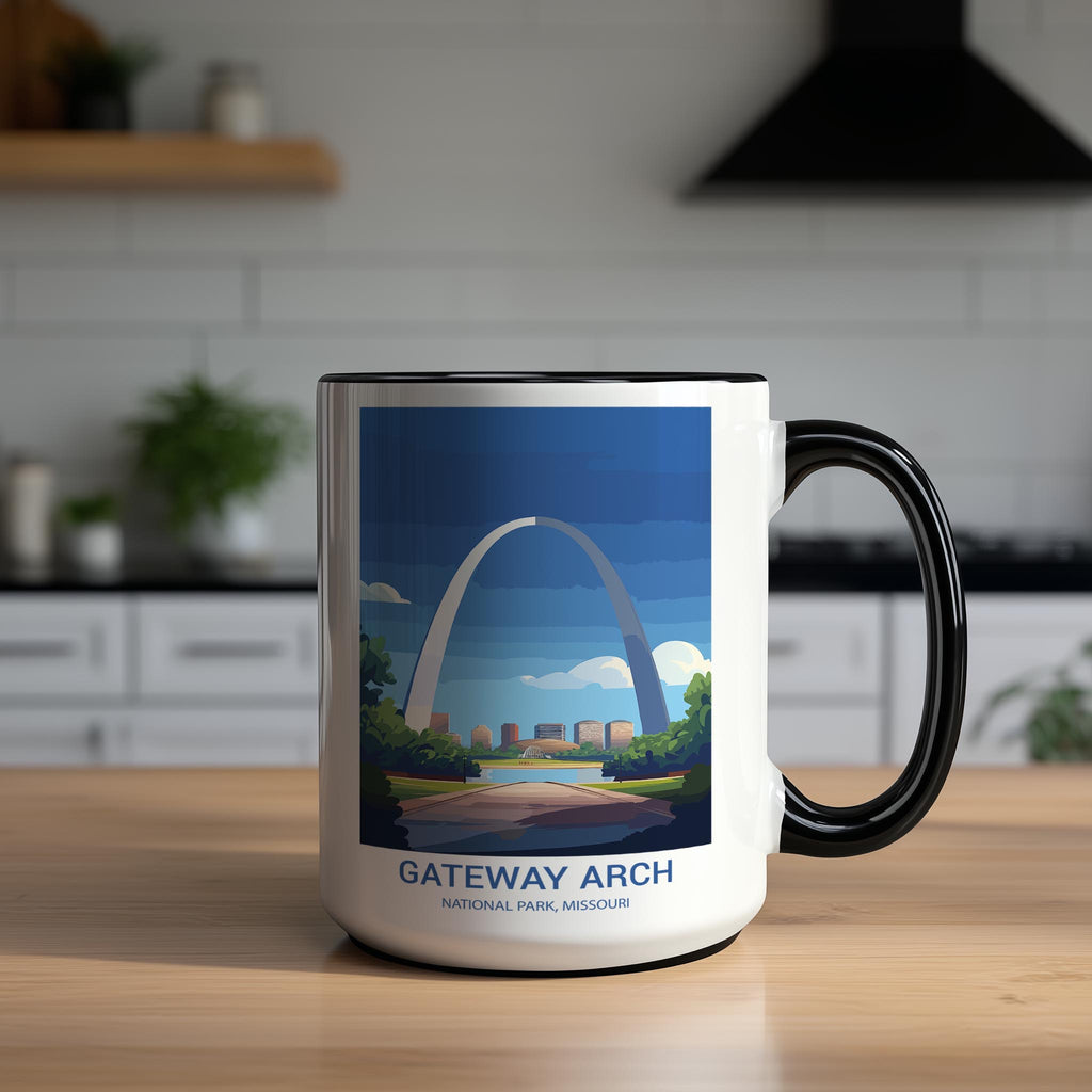 Gateway Arch - Missouri - US National Park Tourism Mug