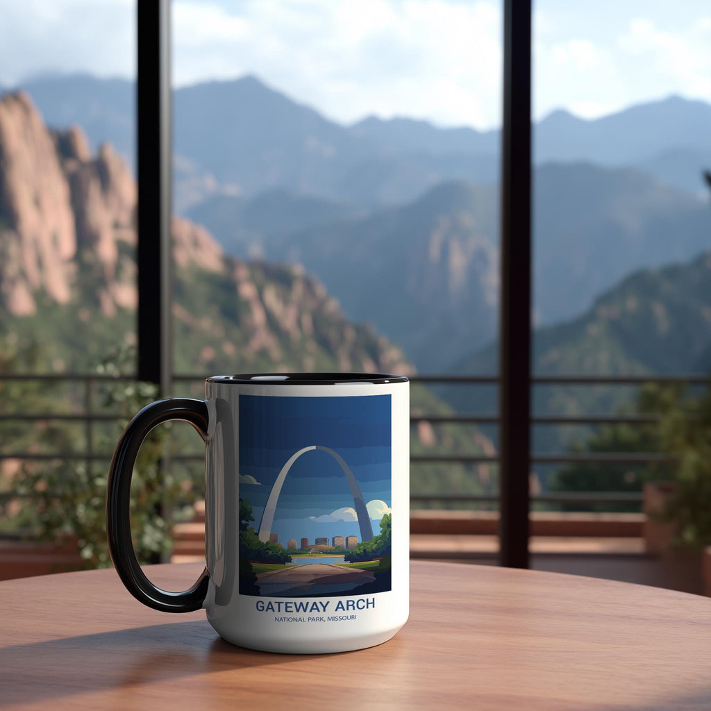 Gateway Arch - Missouri - US National Park Tourism Mug