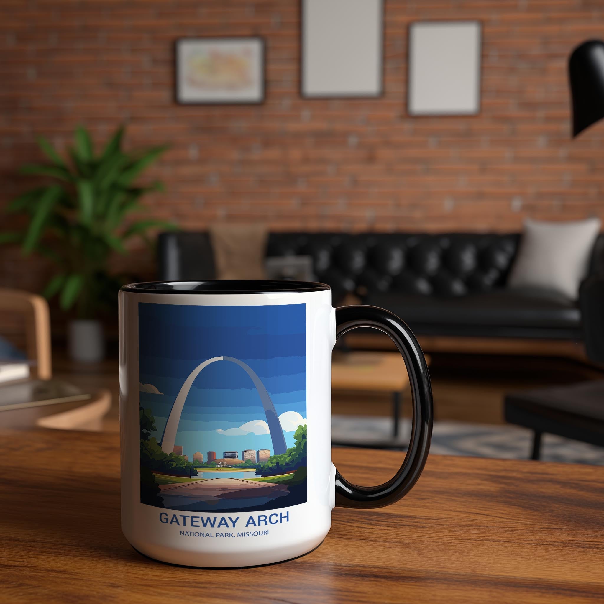 Gateway Arch - Missouri - US National Park Tourism Mug