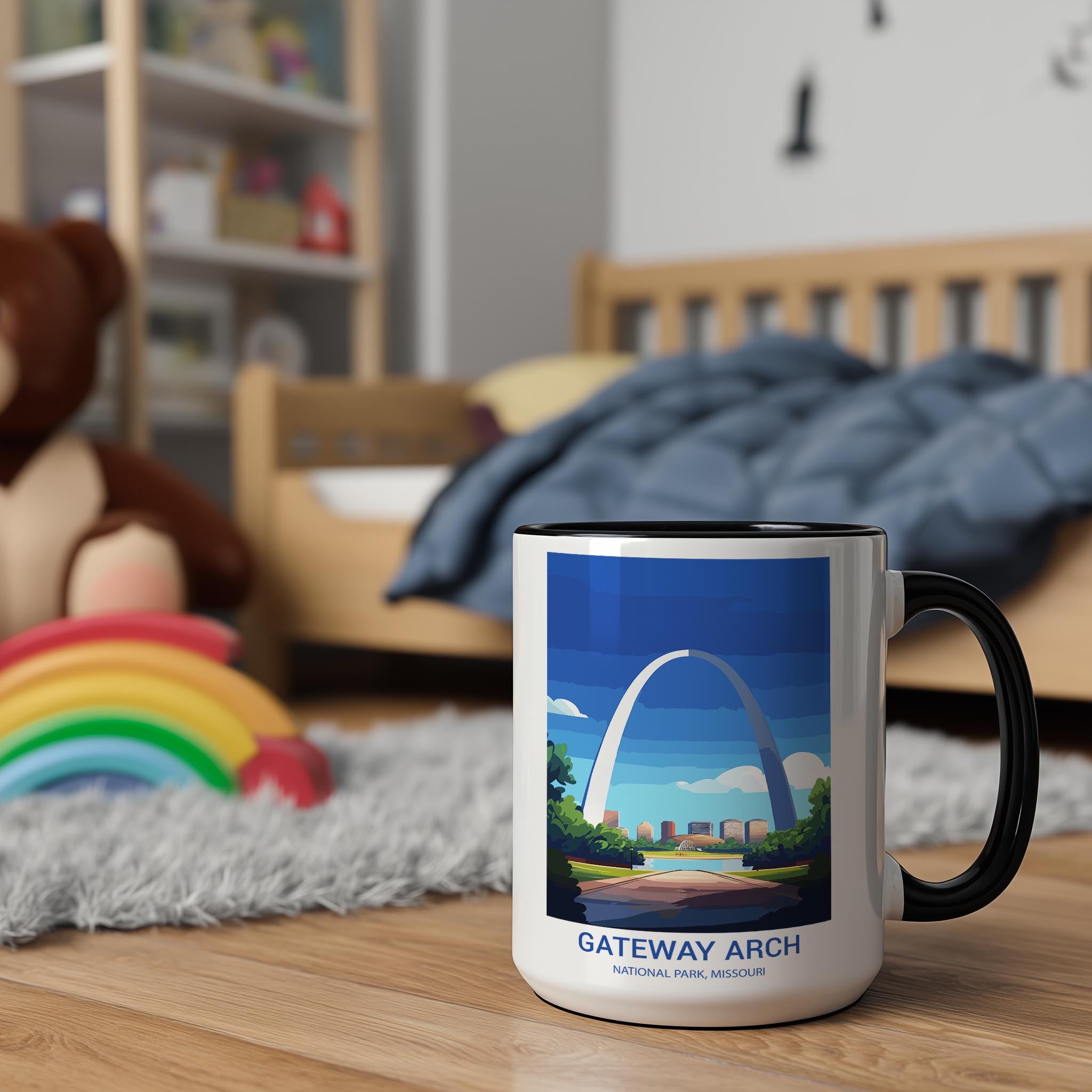 Gateway Arch - Missouri - US National Park Tourism Mug