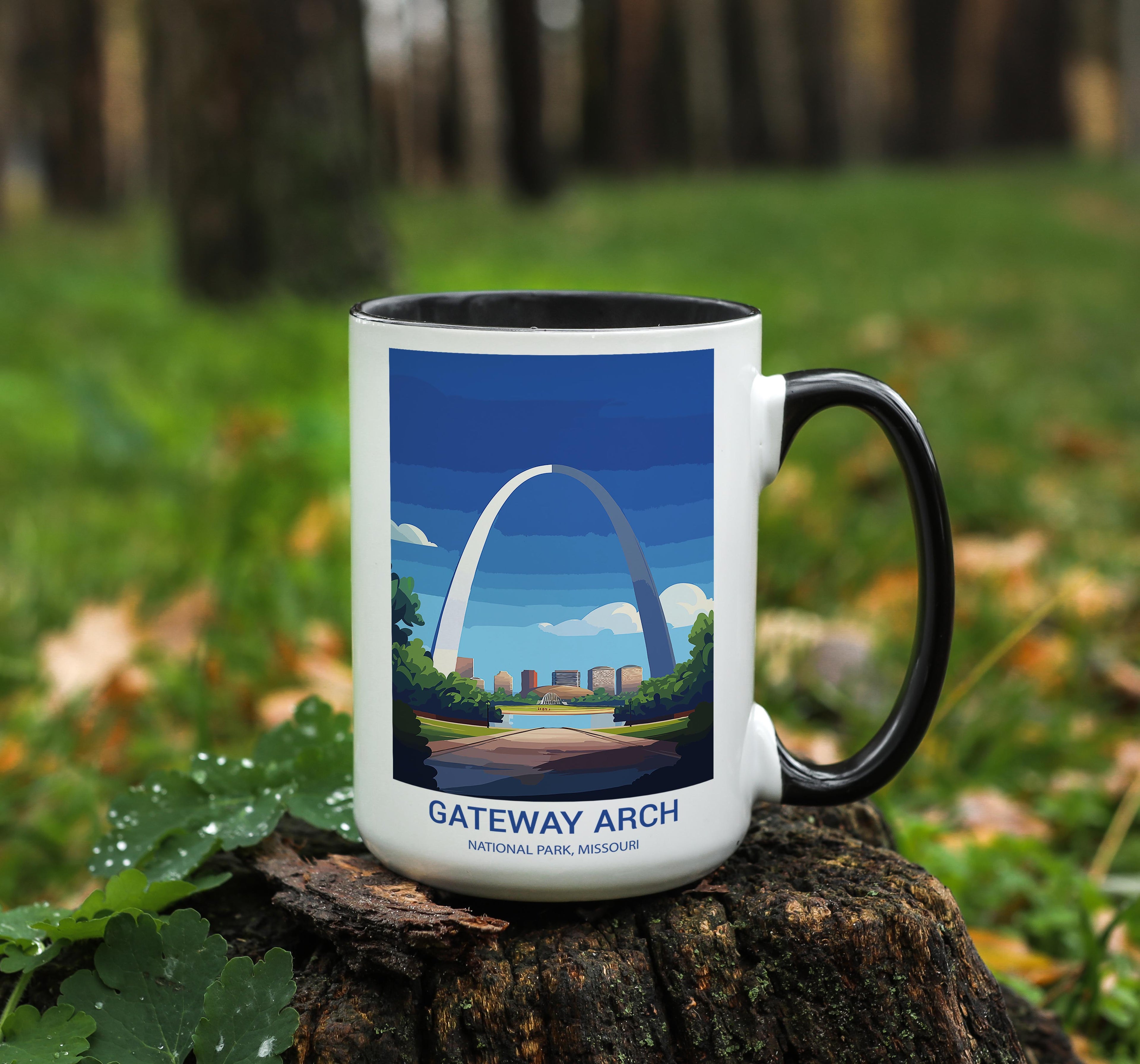 Gateway Arch - Missouri - US National Park Tourism Mug