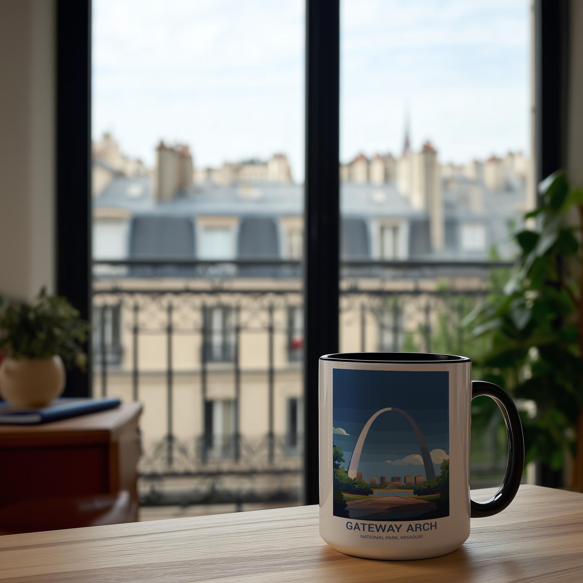 Gateway Arch - Missouri - US National Park Tourism Mug