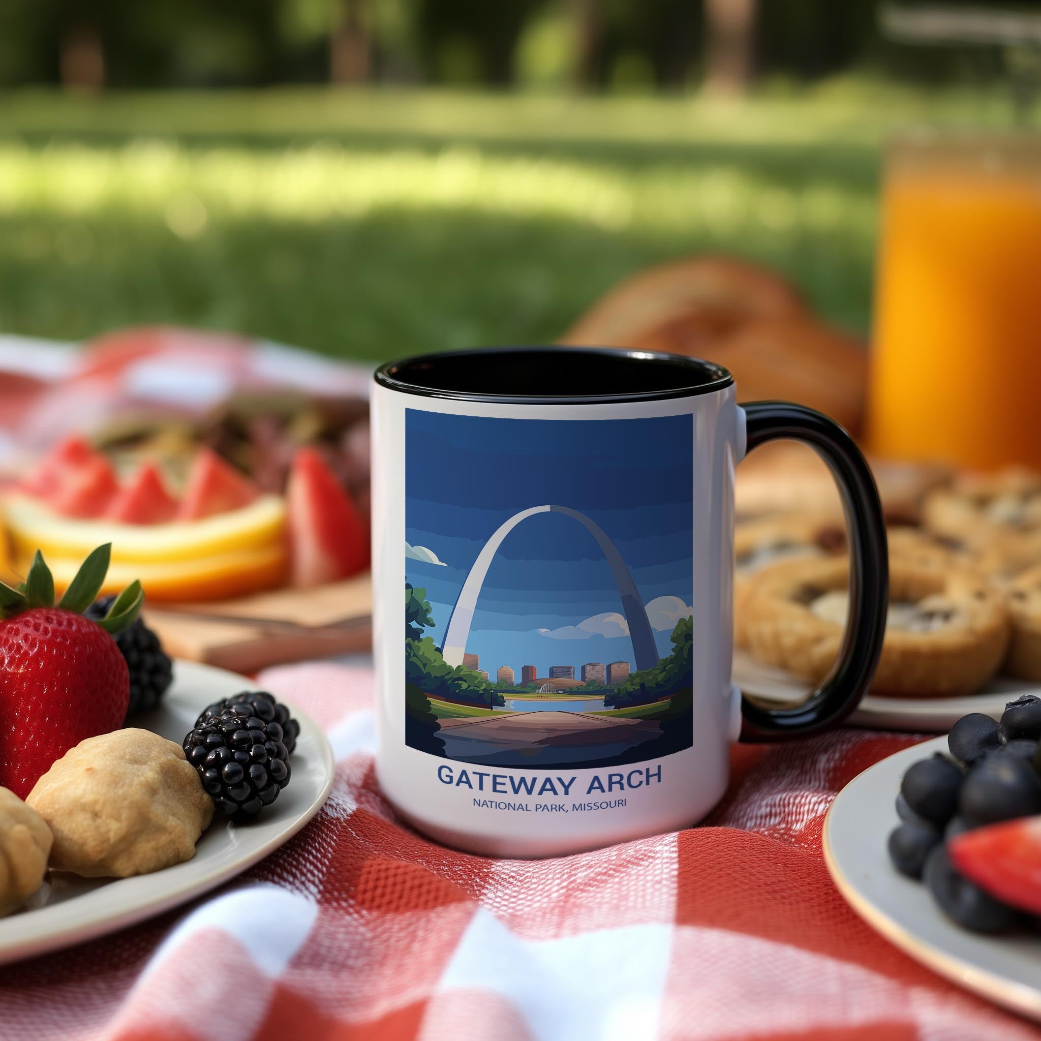 Gateway Arch - Missouri - US National Park Tourism Mug