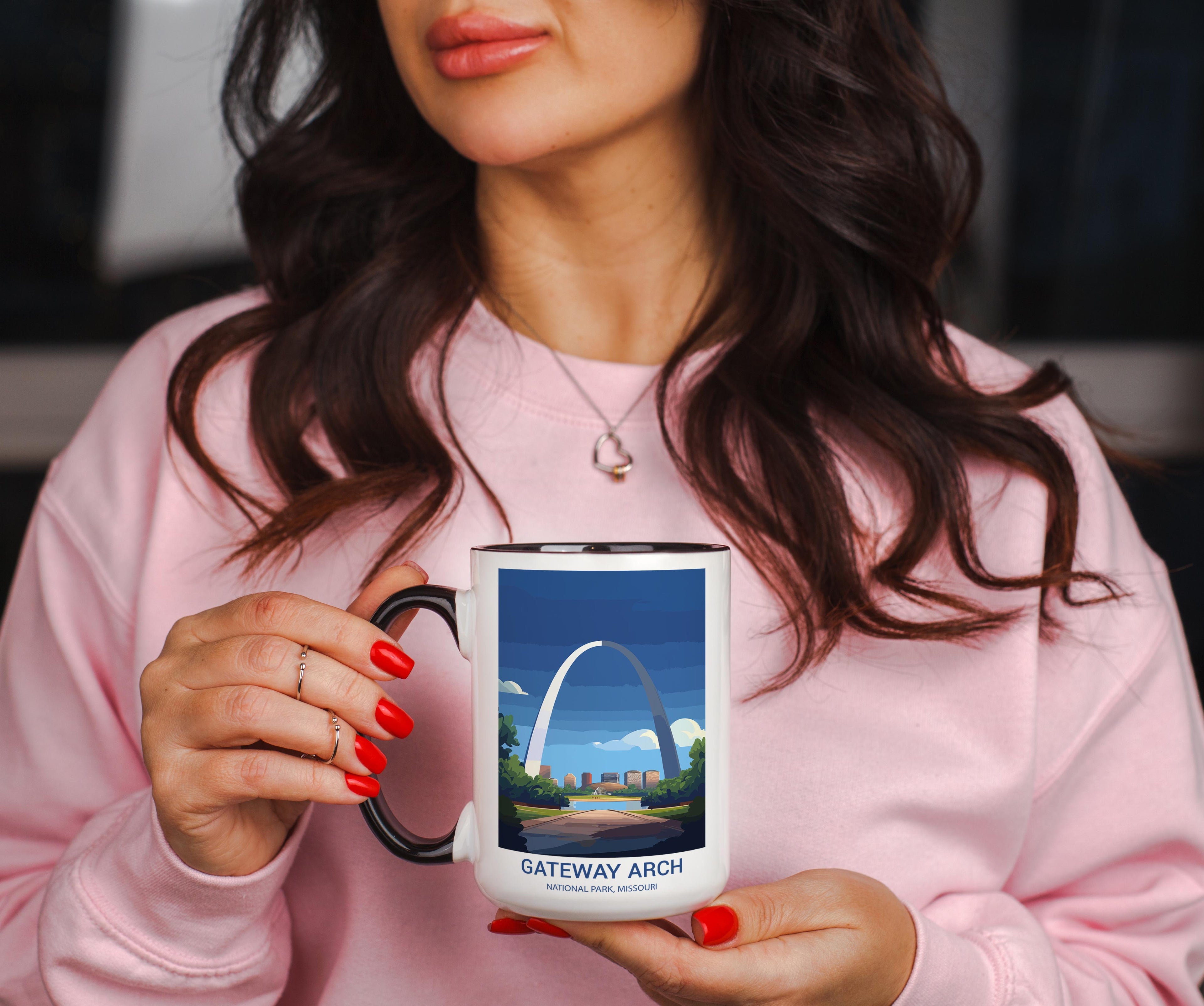 Gateway Arch - Missouri - US National Park Tourism Mug