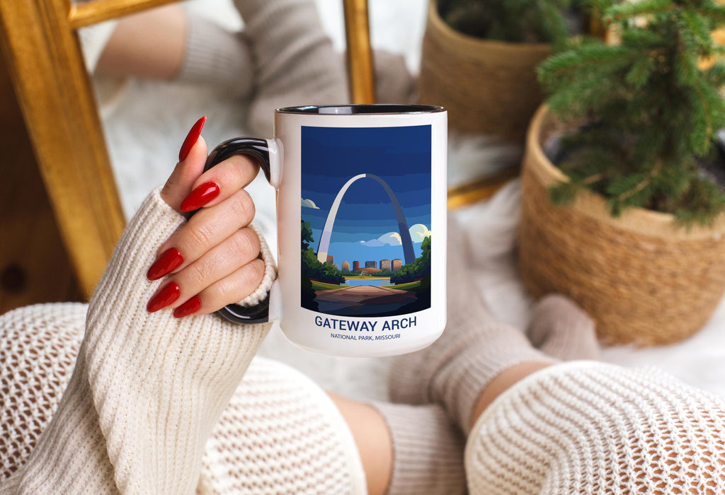 Gateway Arch - Missouri - US National Park Tourism Mug
