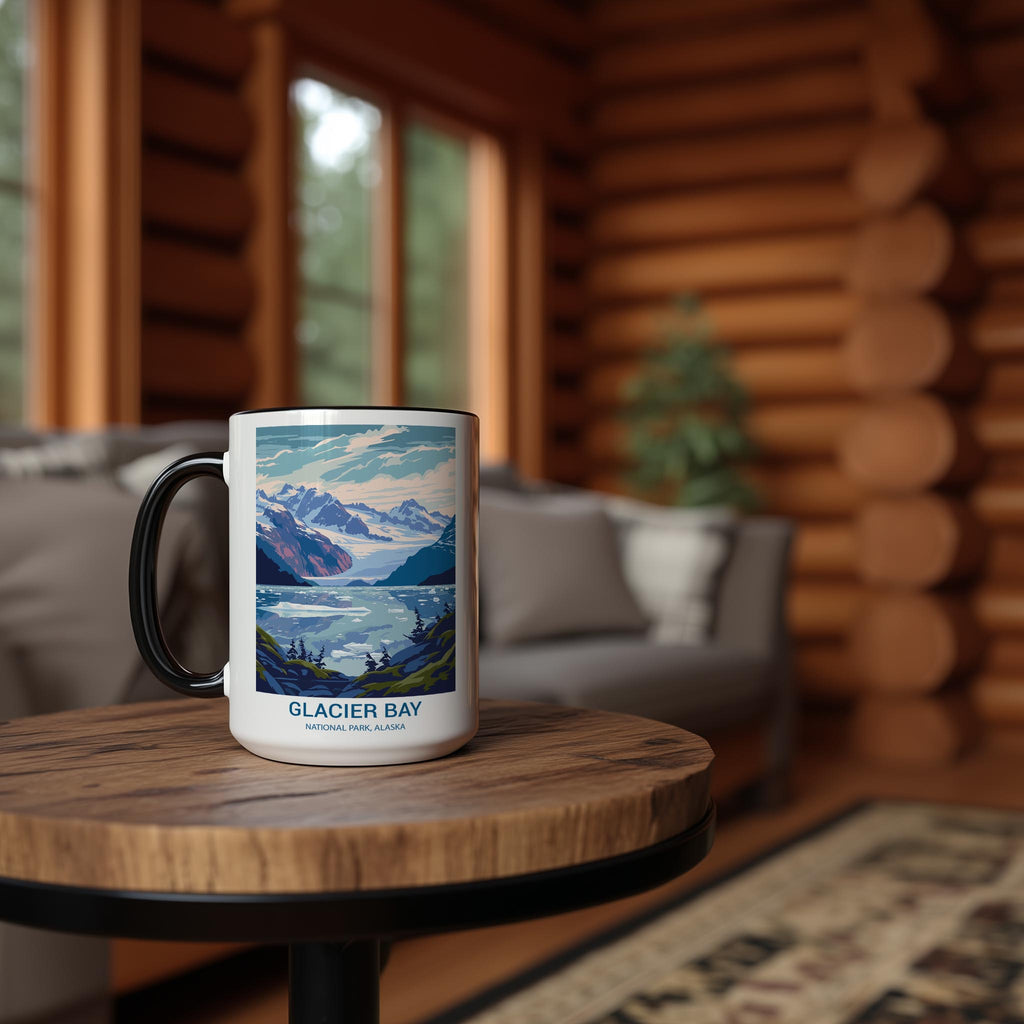 Glacier Bay - Alaska - US National Park Tourism Mug