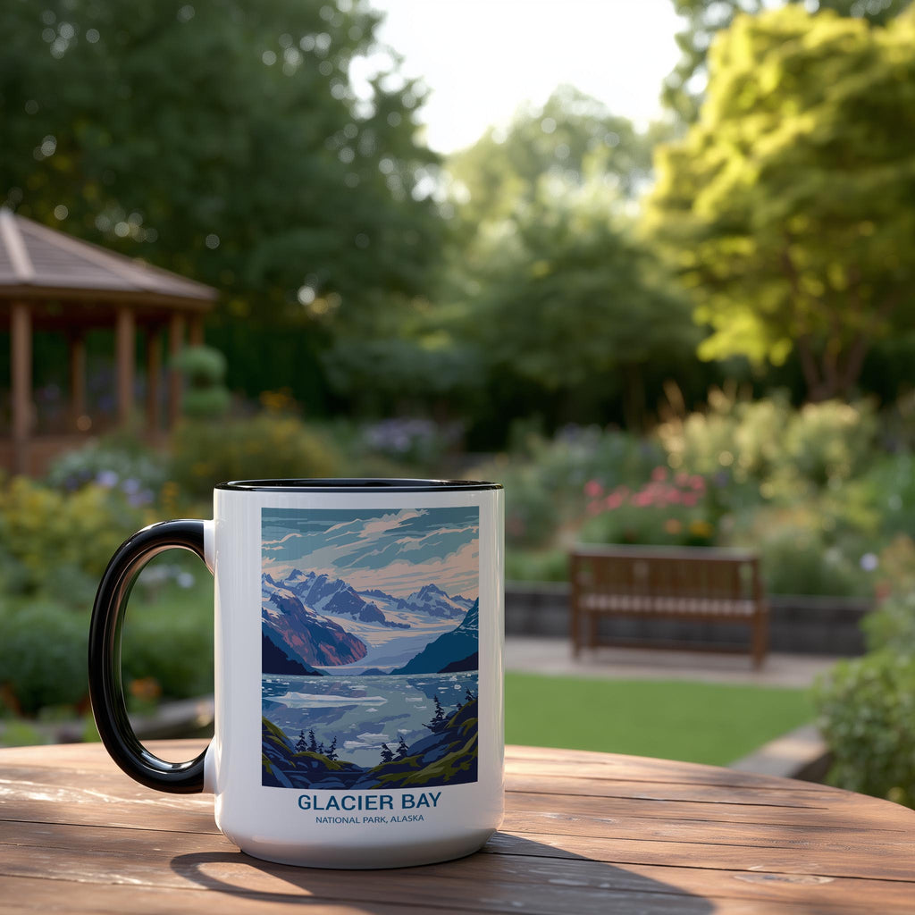 Glacier Bay - Alaska - US National Park Tourism Mug