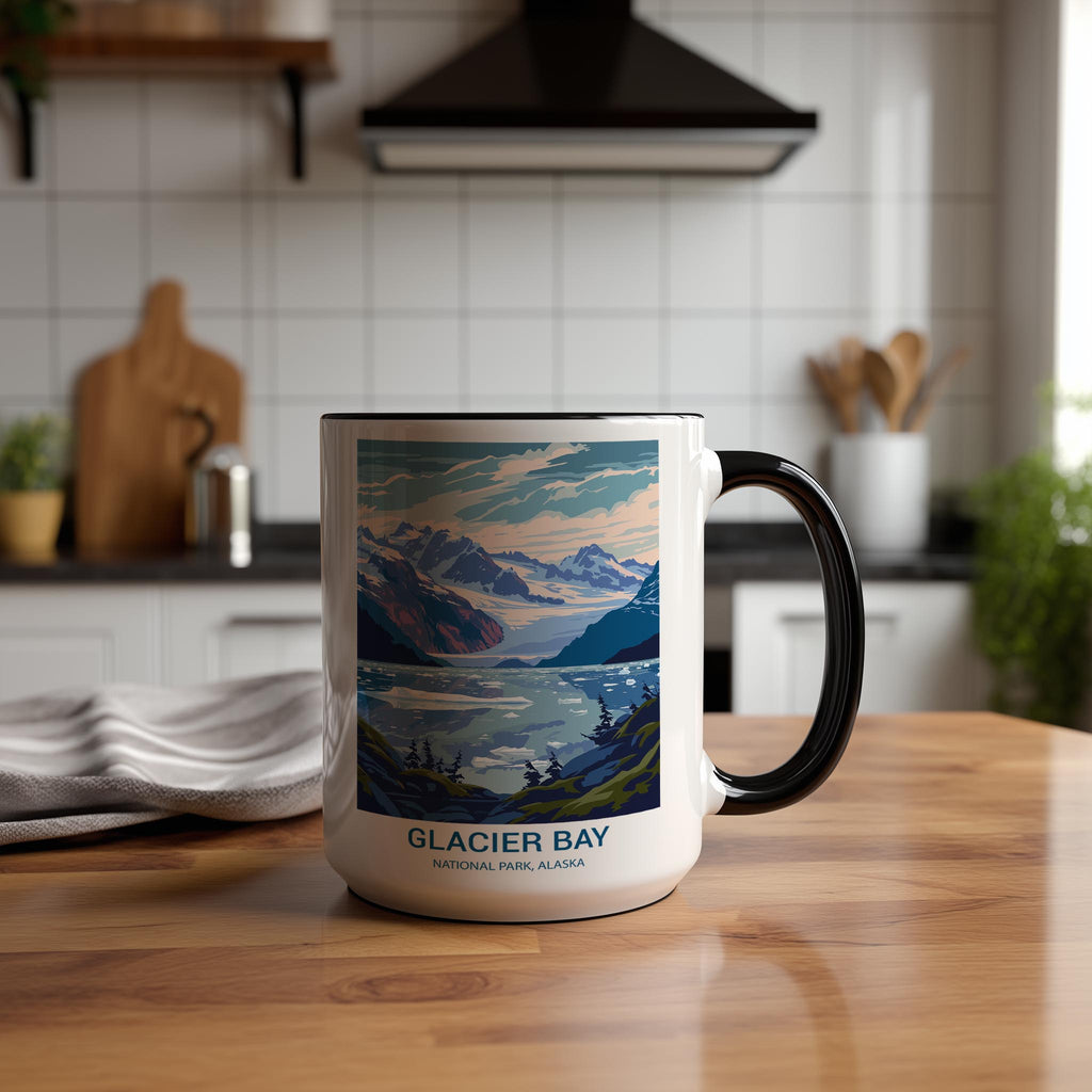 Glacier Bay - Alaska - US National Park Tourism Mug