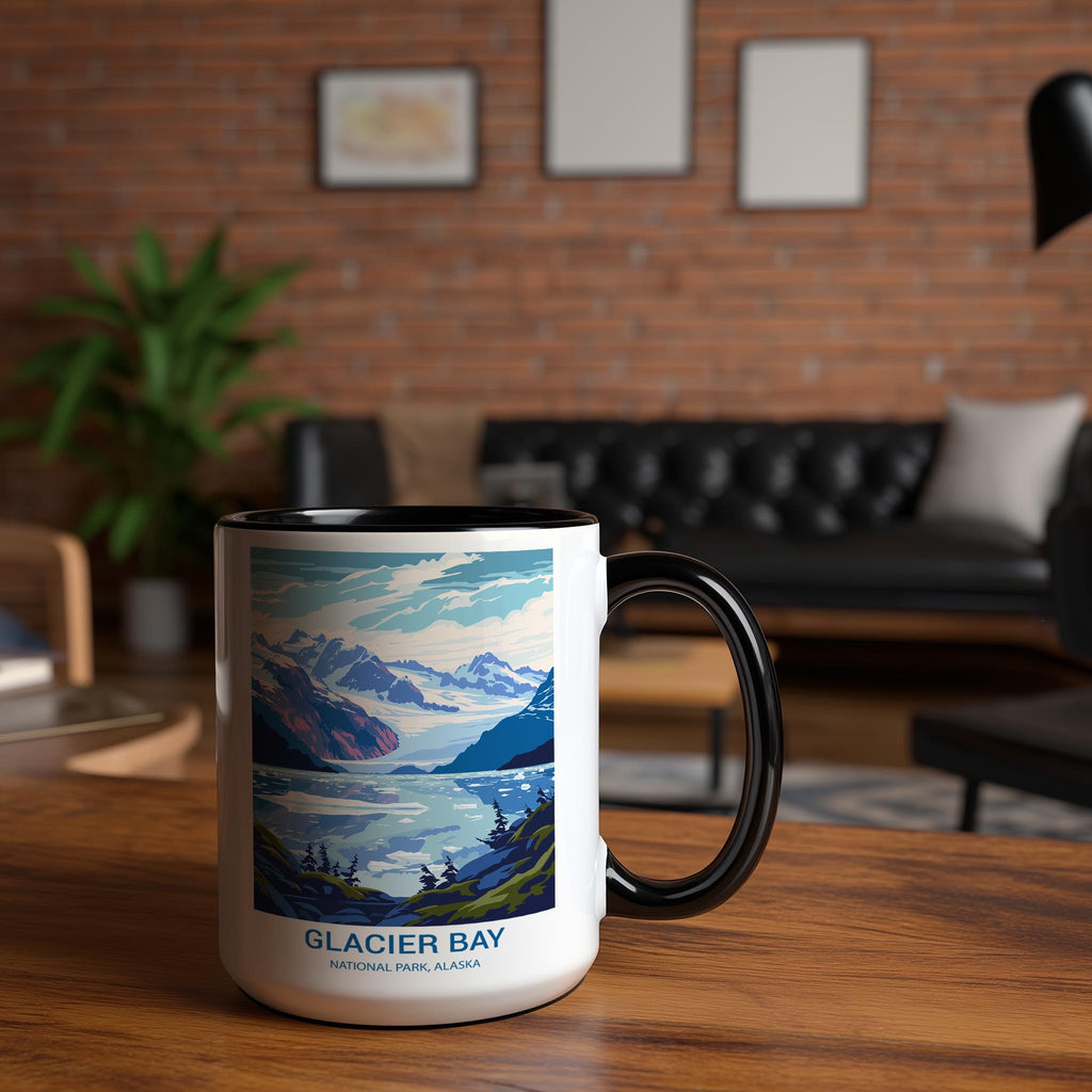 Glacier Bay - Alaska - US National Park Tourism Mug